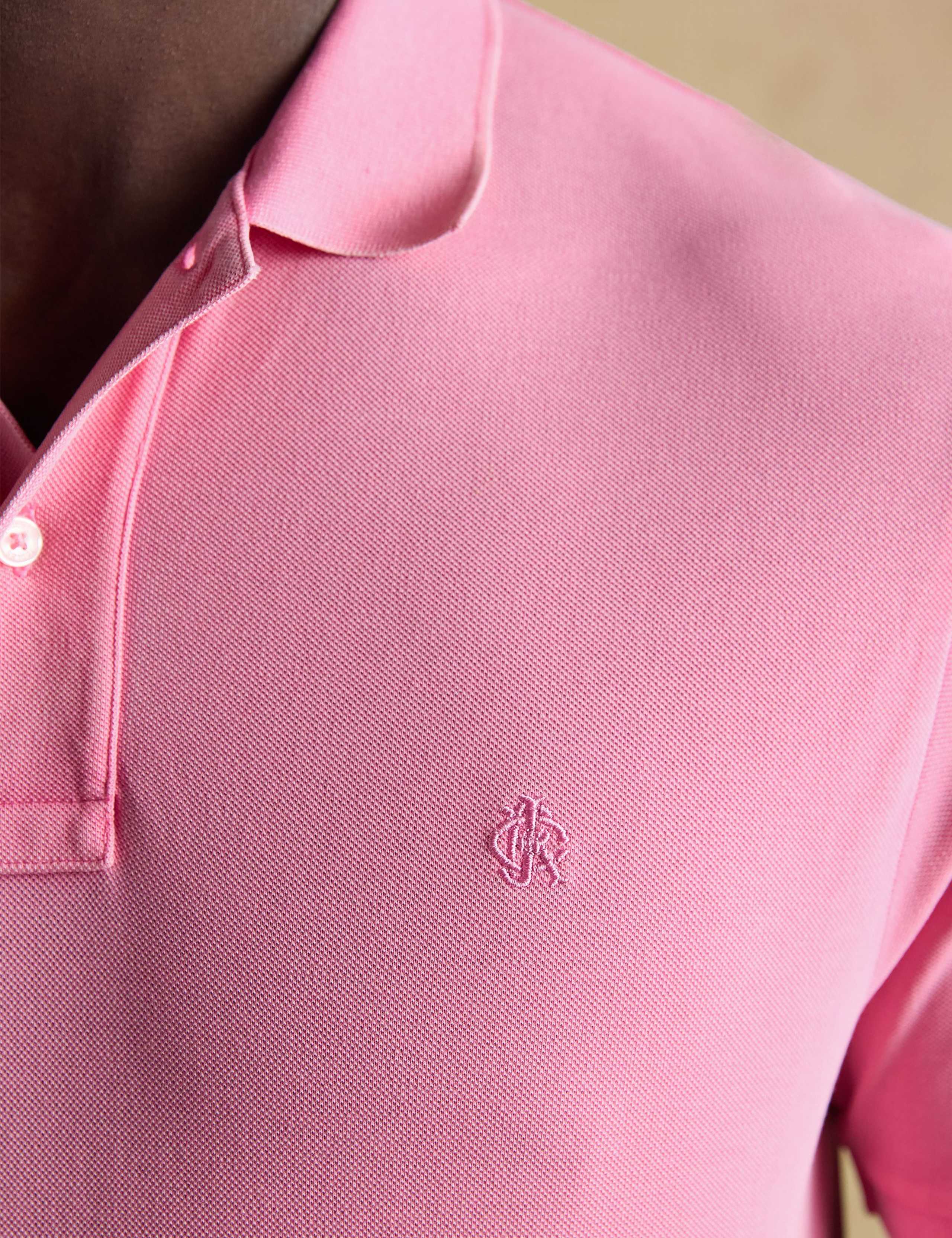 Pure Cotton Pique Polo Shirt 6 of 8