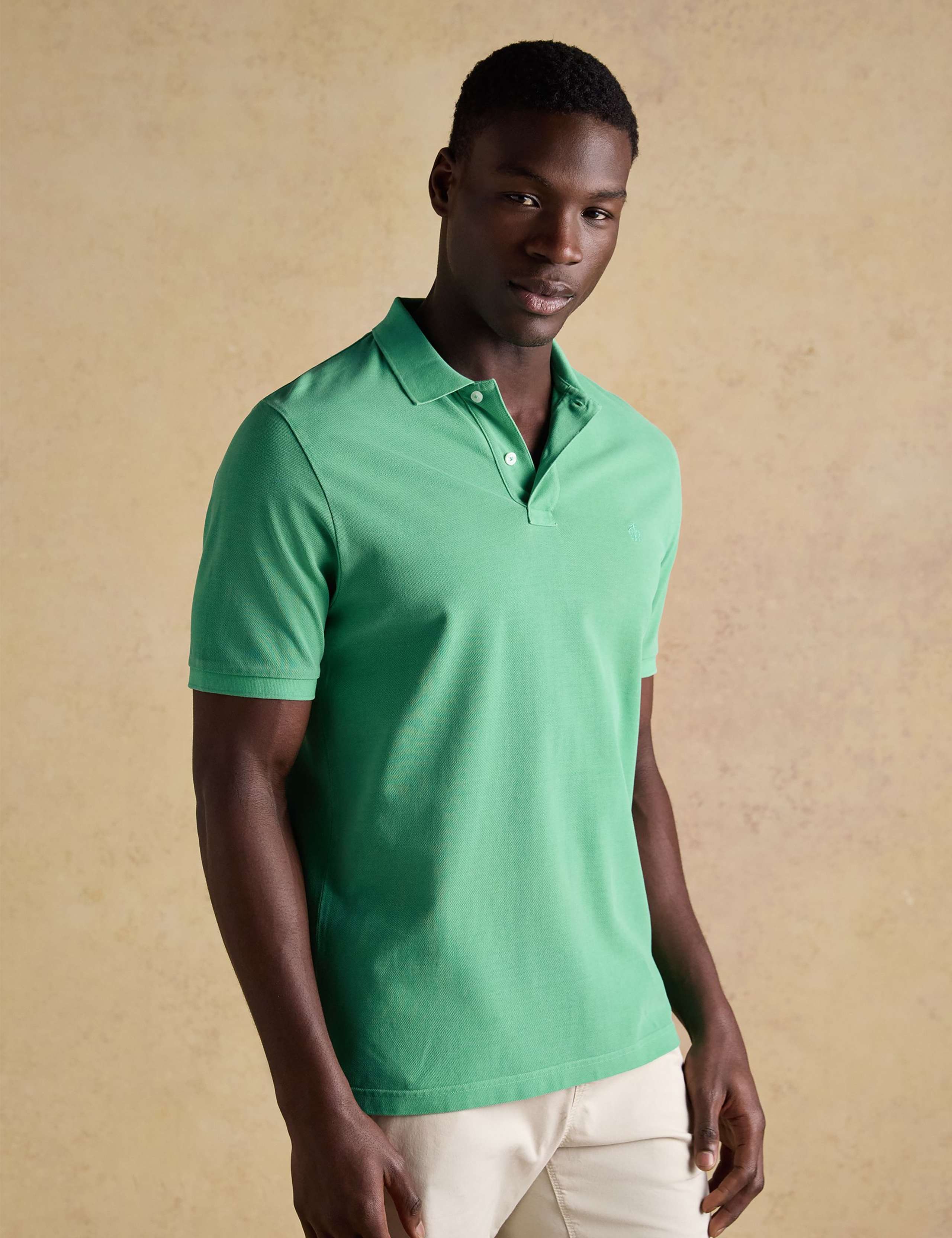 Pure Cotton Pique Polo Shirt 1 of 8