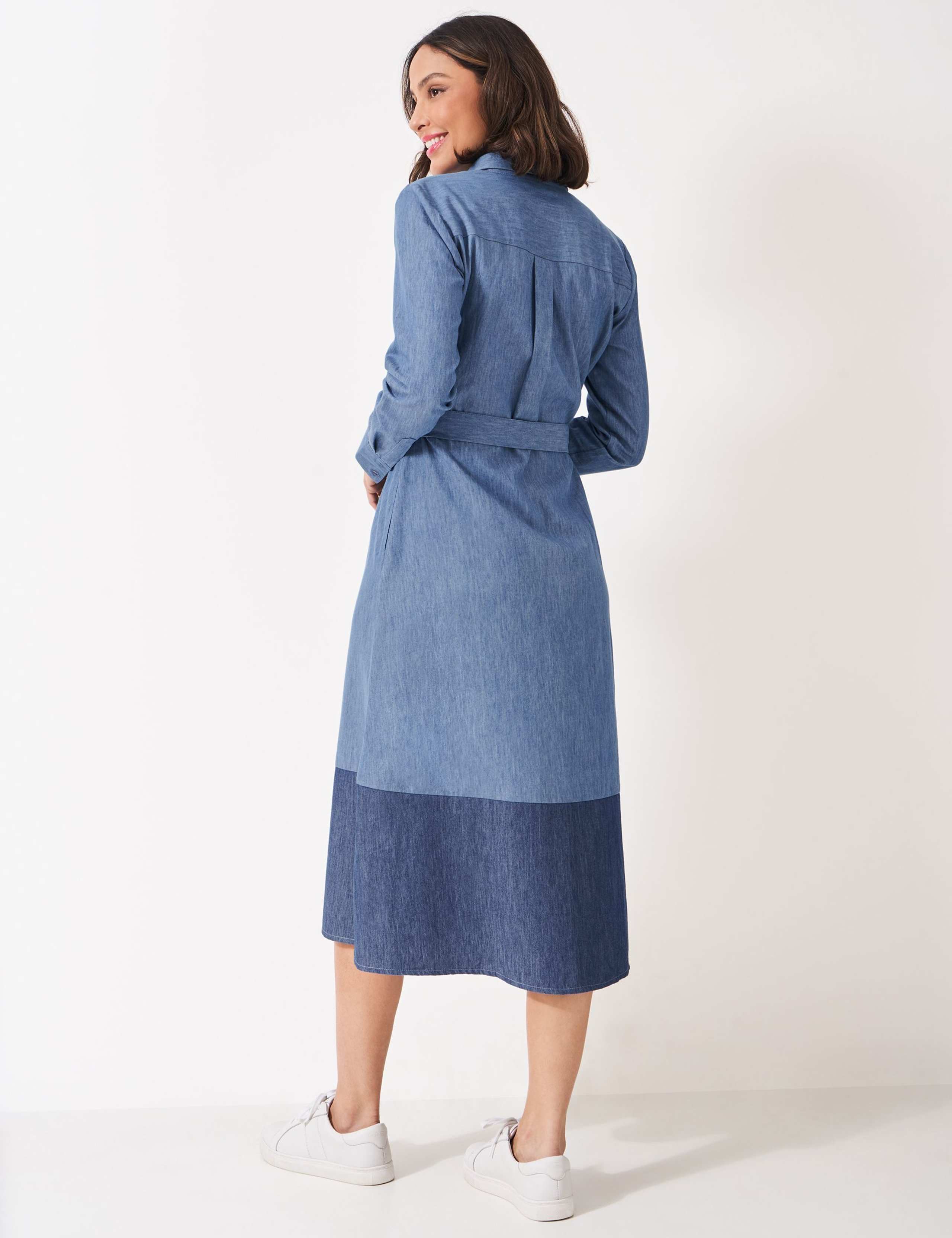 Pure Cotton Midi Shirt Dress 5 of 5