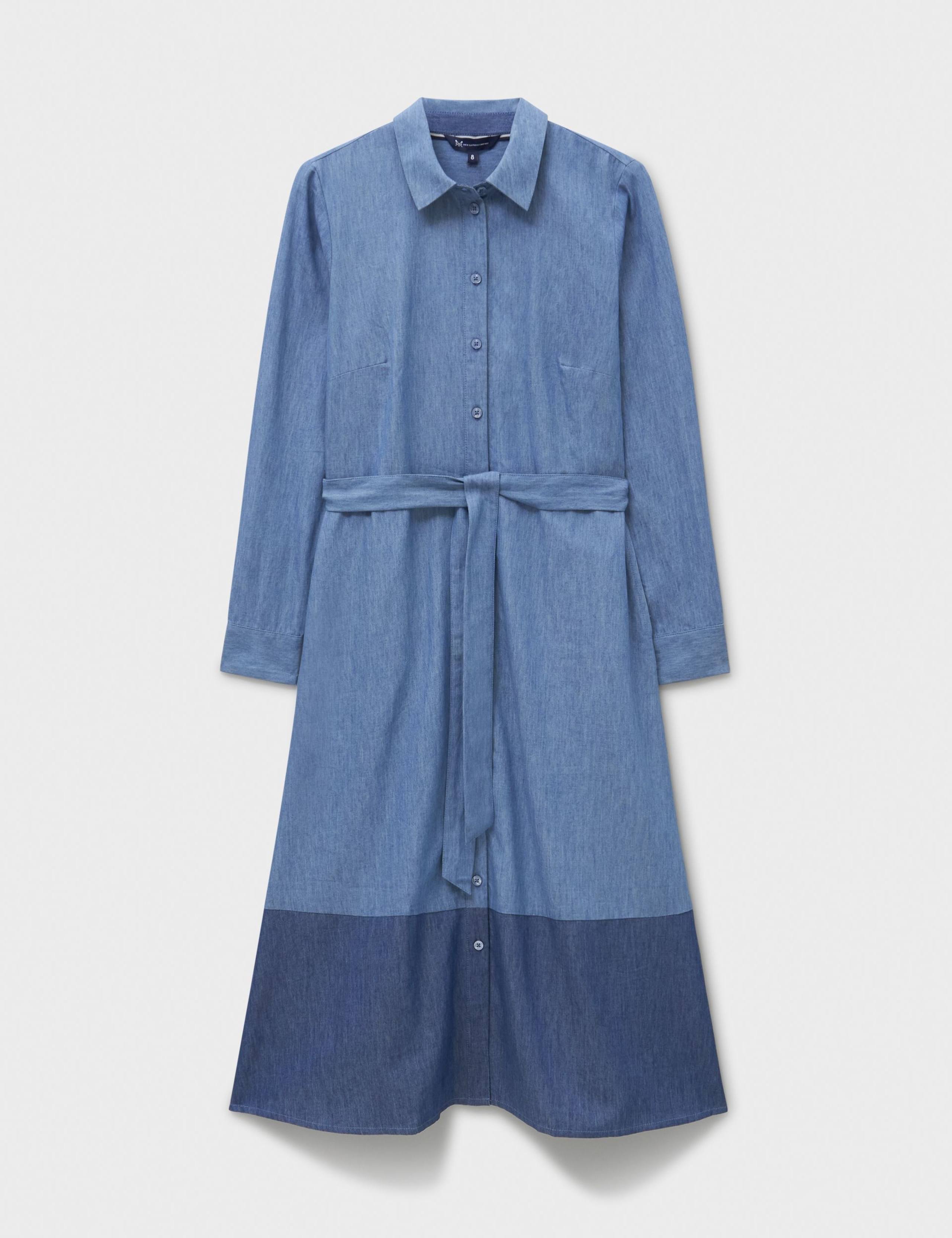 Pure Cotton Midi Shirt Dress 2 of 5
