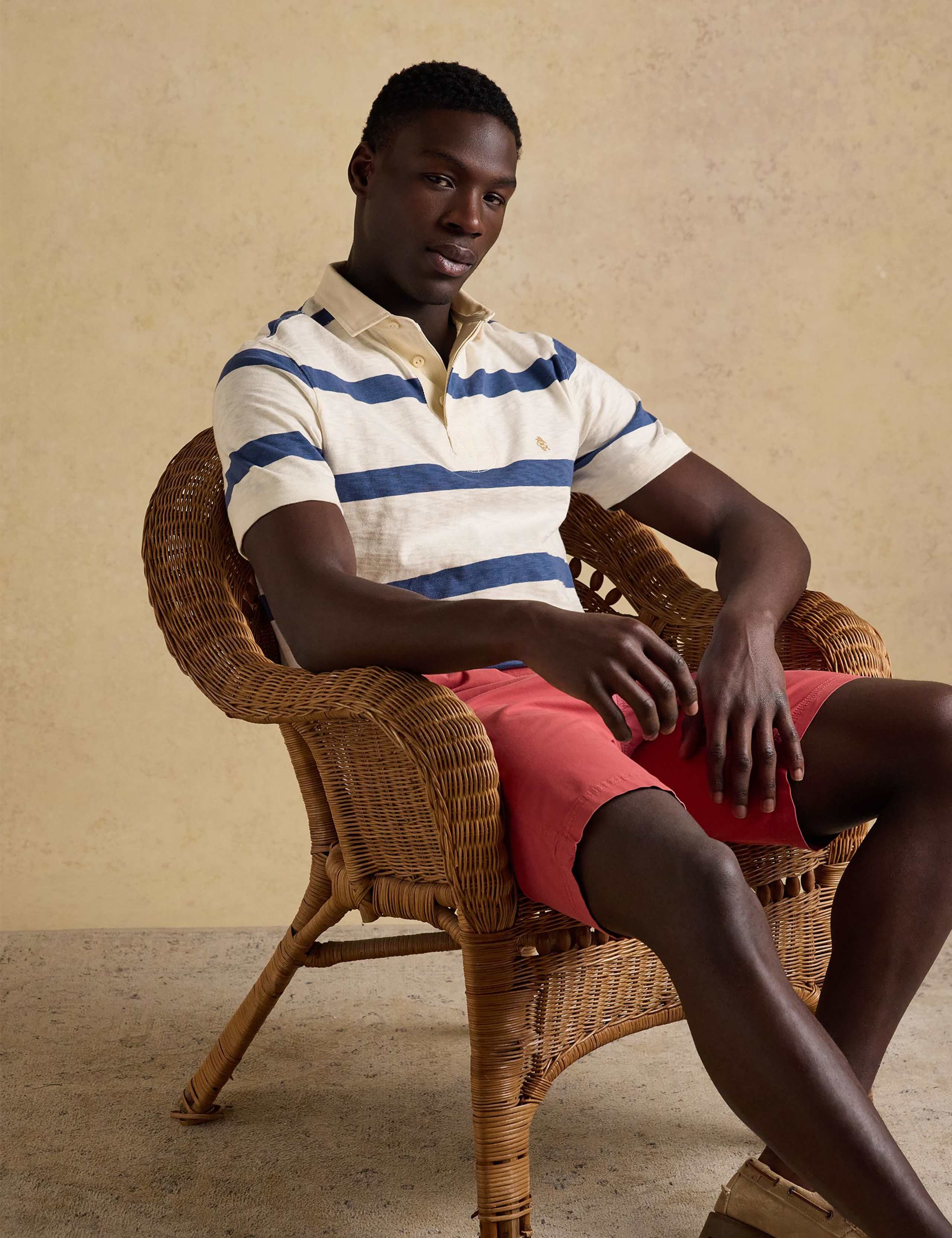 Pure Cotton Striped Short Sleeve Rugby Shirt 3 of 9