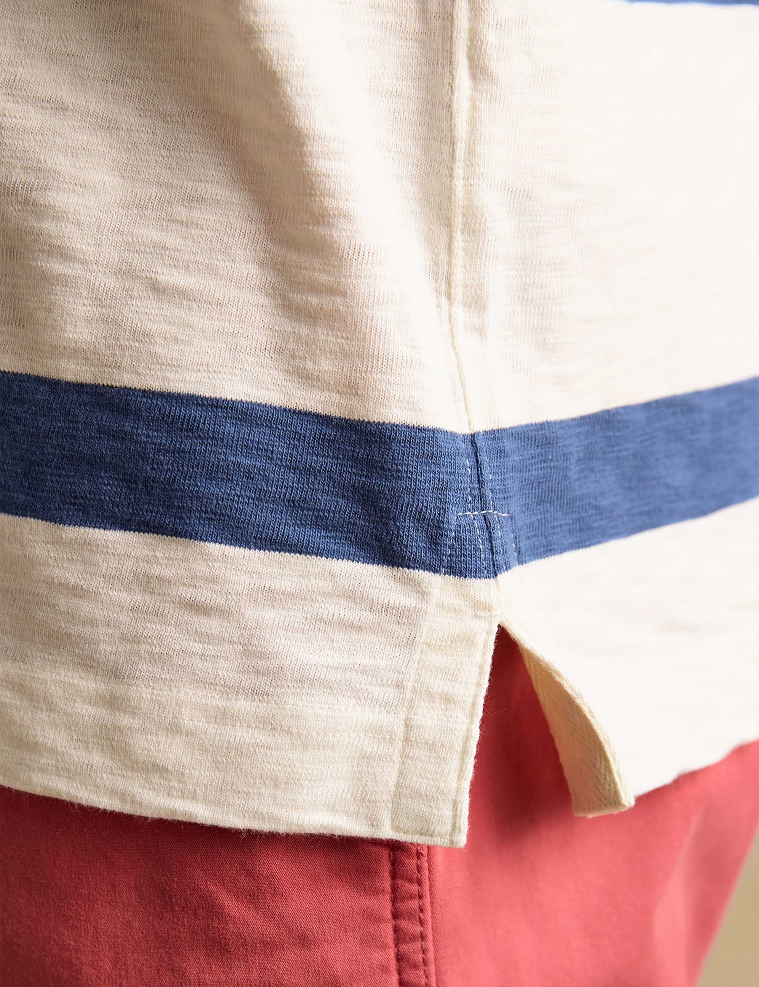 Pure Cotton Striped Short Sleeve Rugby Shirt 8 of 9