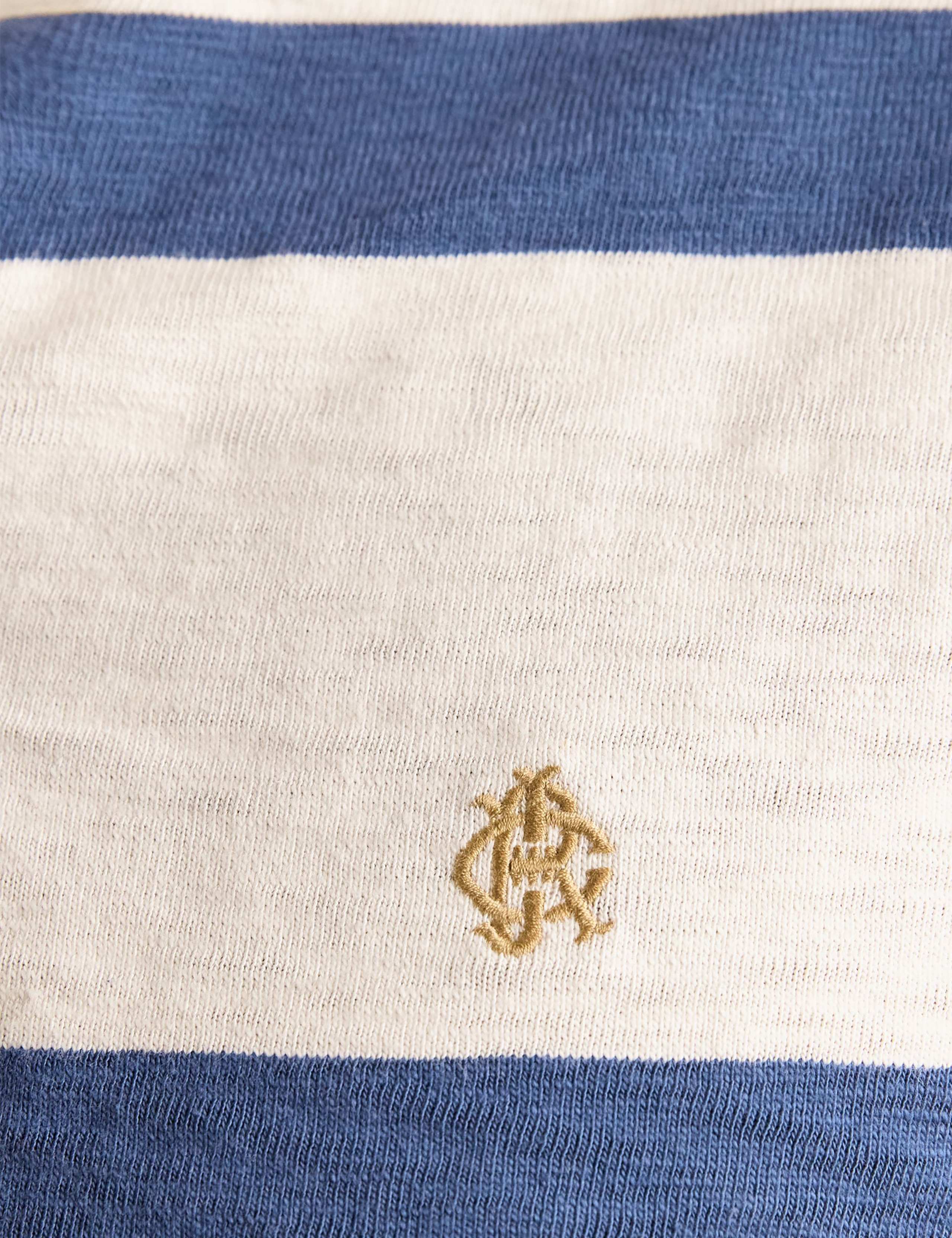 Pure Cotton Striped Short Sleeve Rugby Shirt 9 of 9