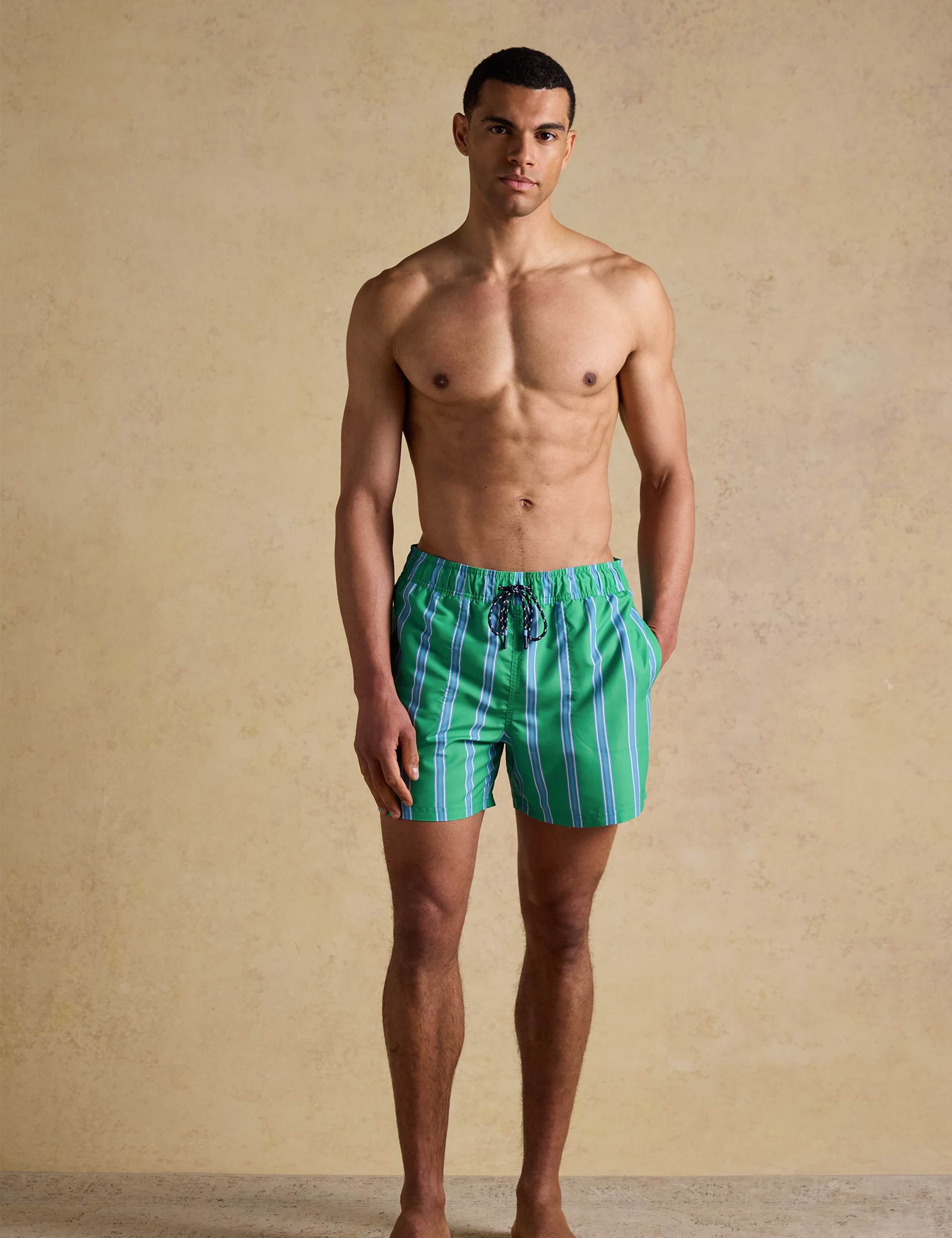 Quick Dry Striped Swim Shorts 3 of 8