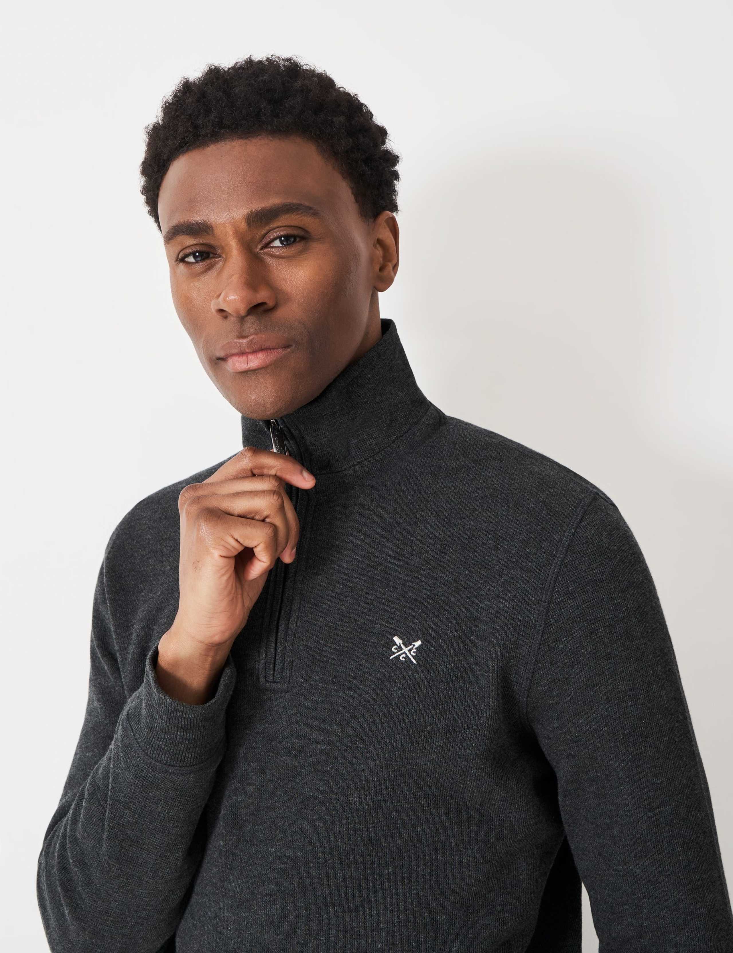 Pure Cotton Half Zip Sweatshirt 5 of 5