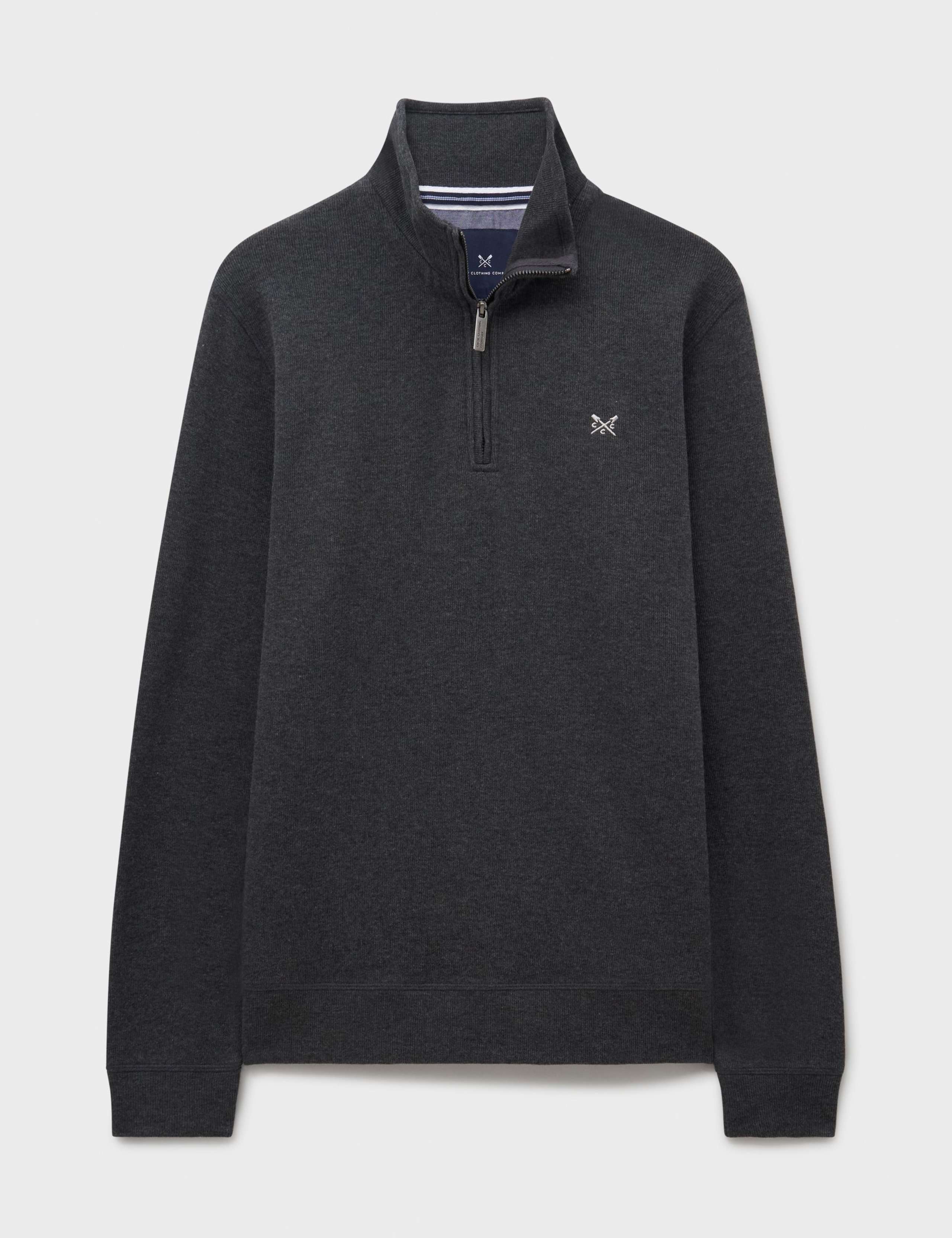 Pure Cotton Half Zip Sweatshirt 2 of 5