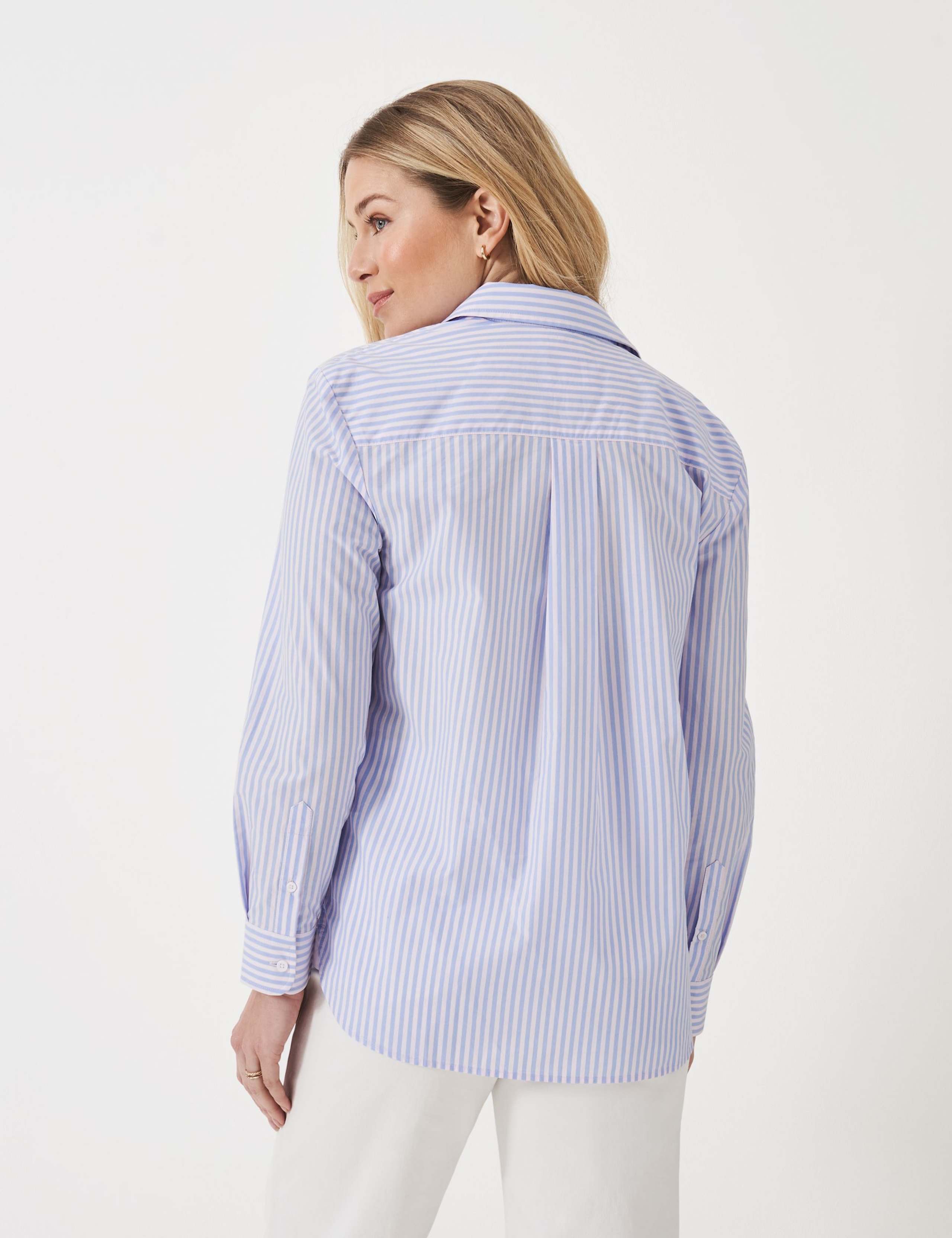 Pure Cotton Poplin Collared Shirt 4 of 5