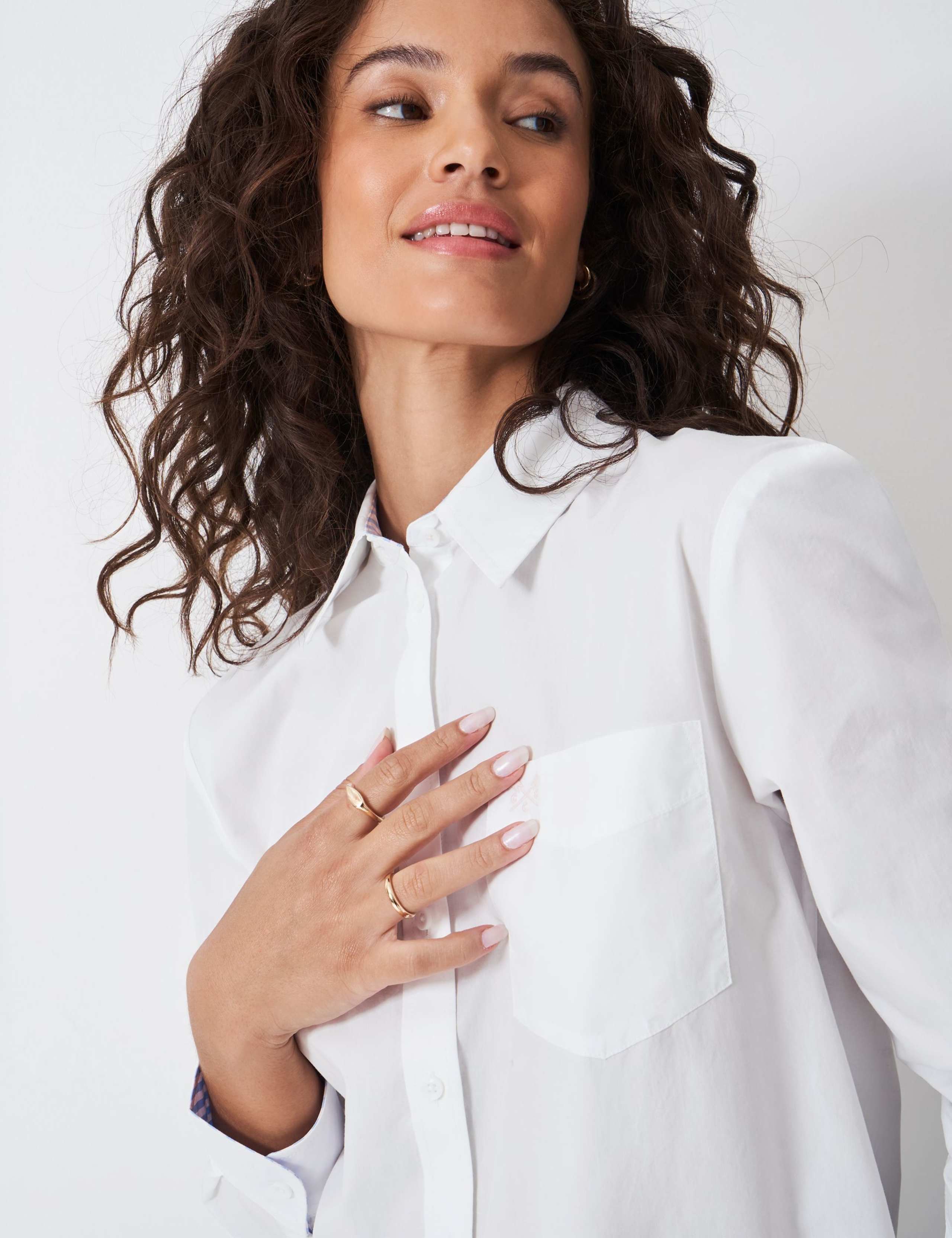 Pure Cotton Poplin Collared Shirt 3 of 5