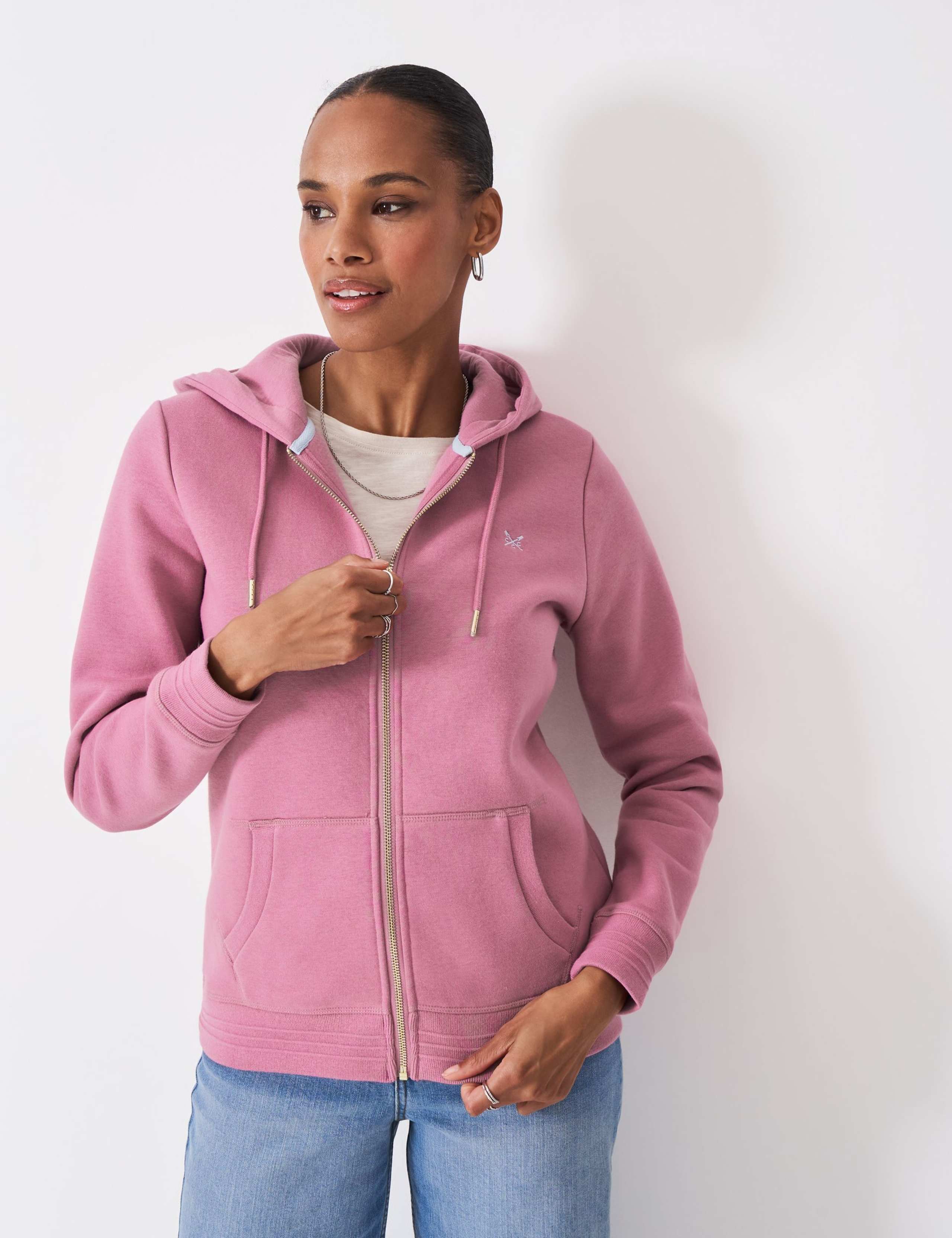 Cotton Rich Zip Up Hoodie 3 of 5