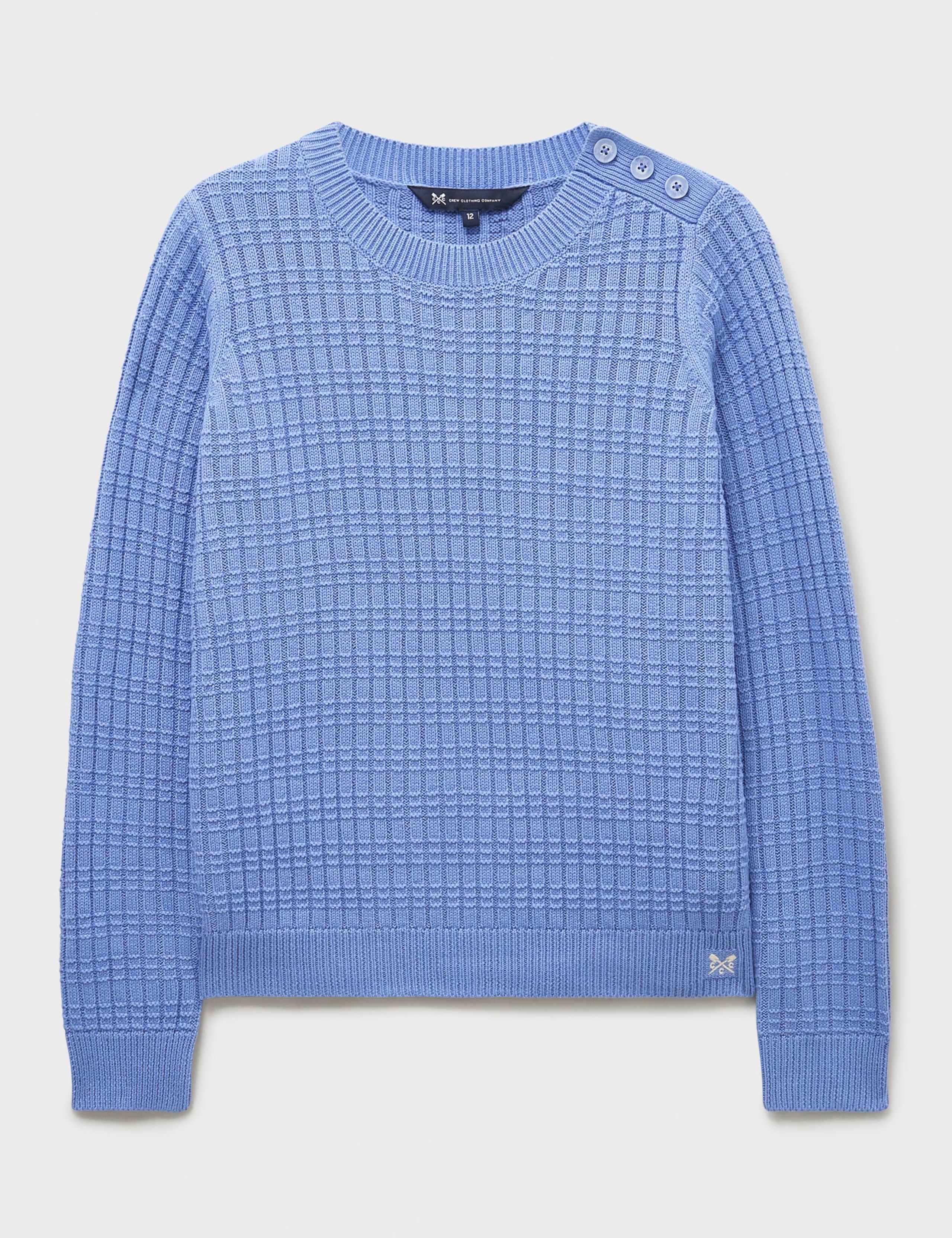 Cotton Blend Textured Jumper 2 of 5