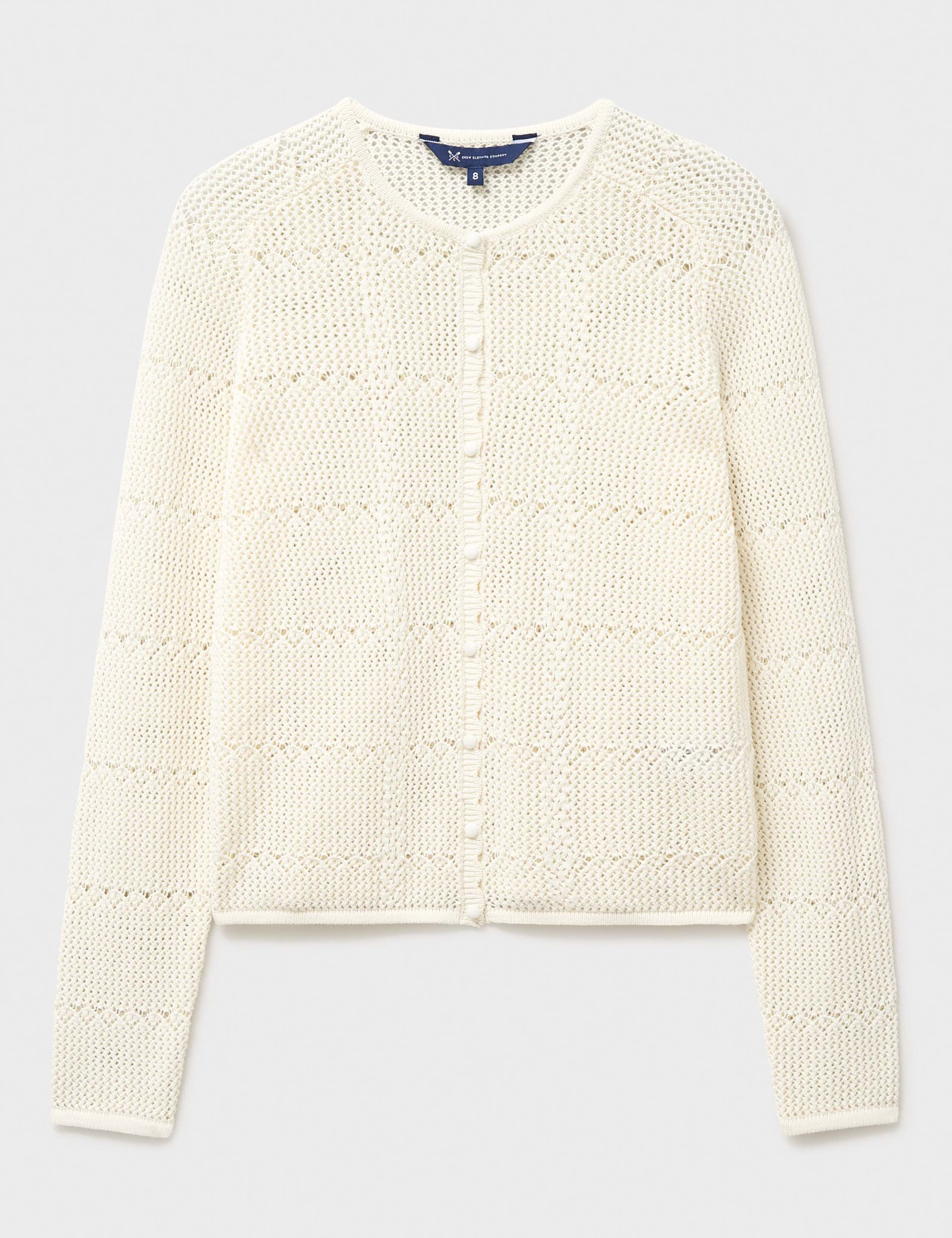 Pure Cotton Textured Cardigan 2 of 5