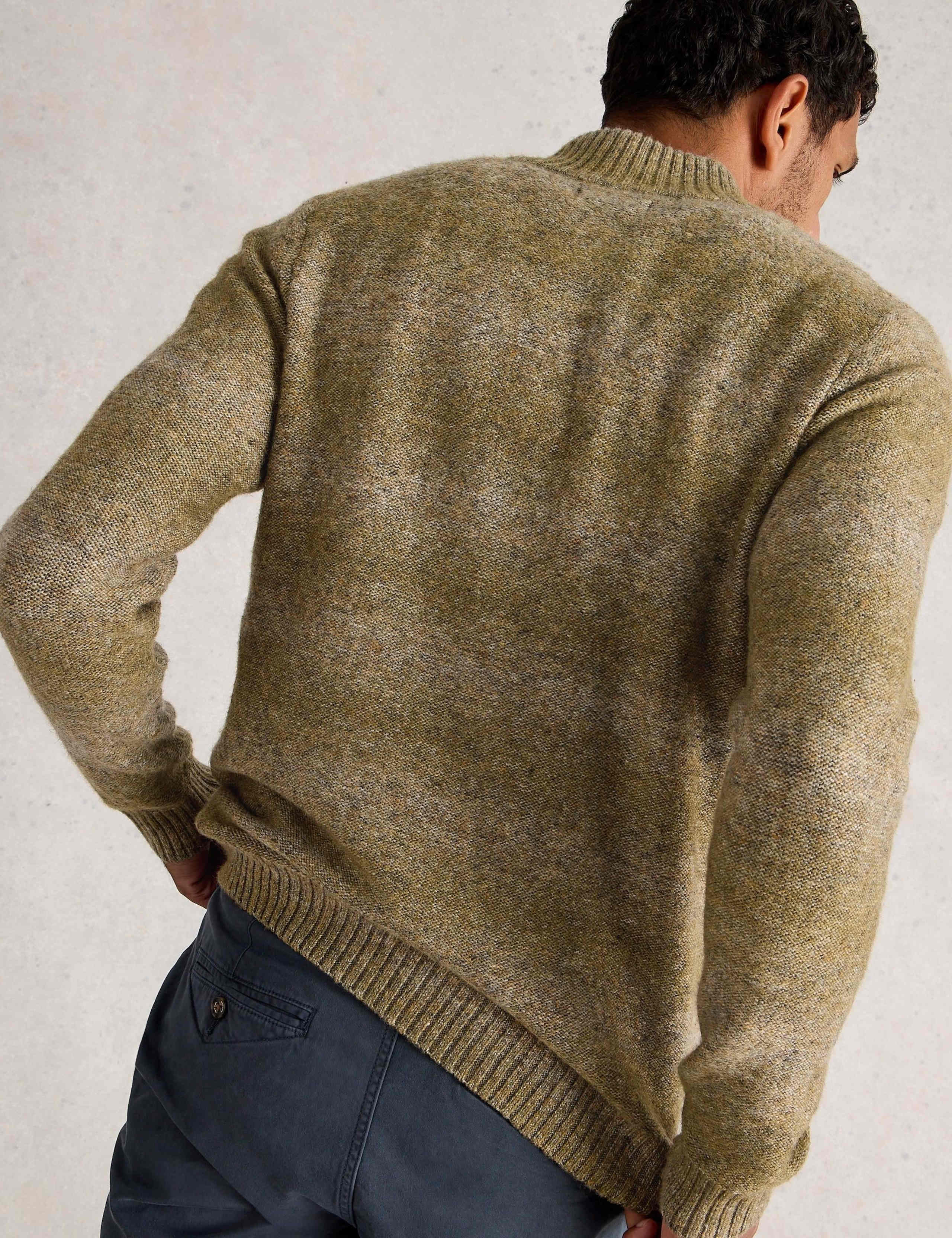 Ombre High Neck Button Jumper 5 of 6