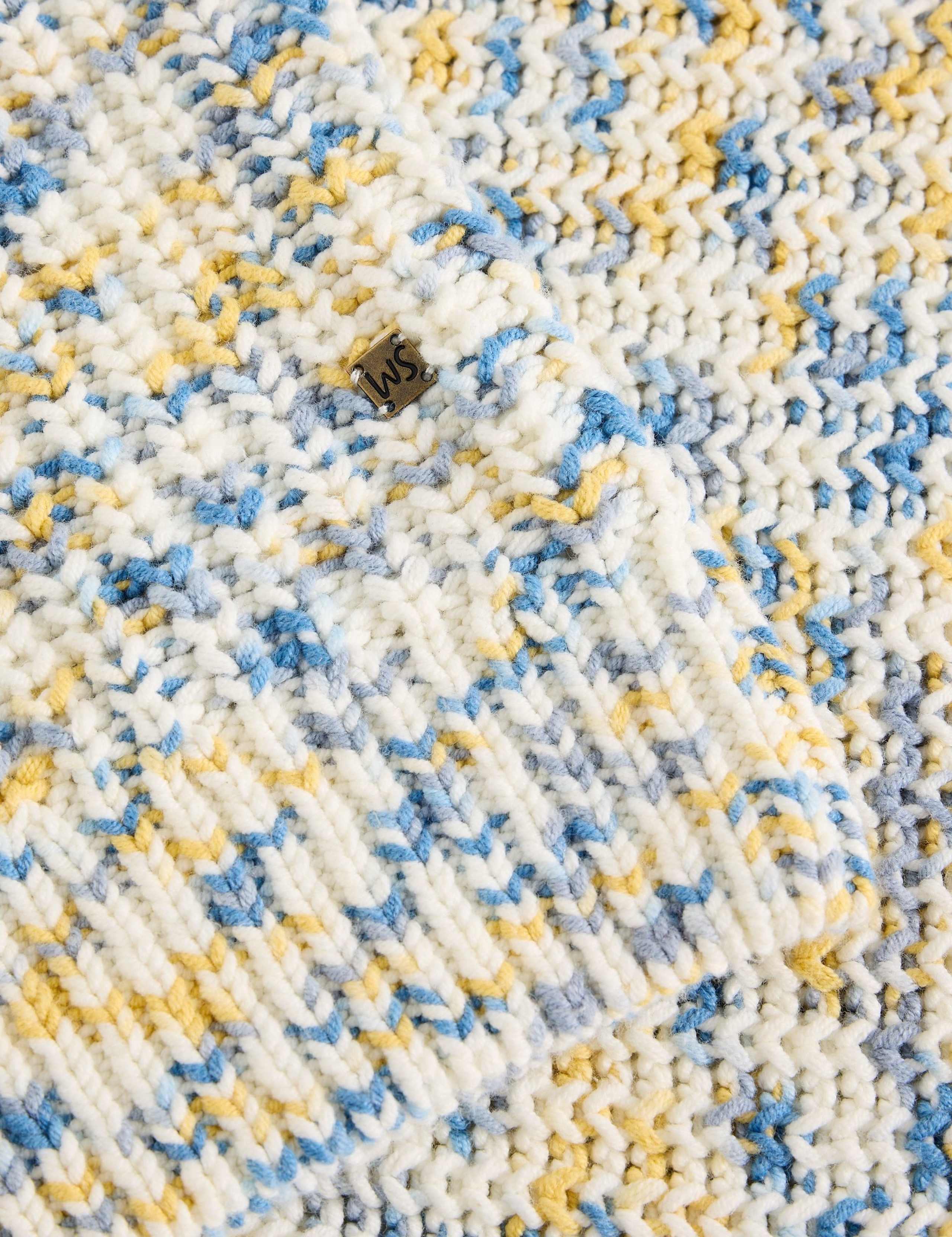 Cotton Rich Textured Crew Neck Jumper 6 of 6