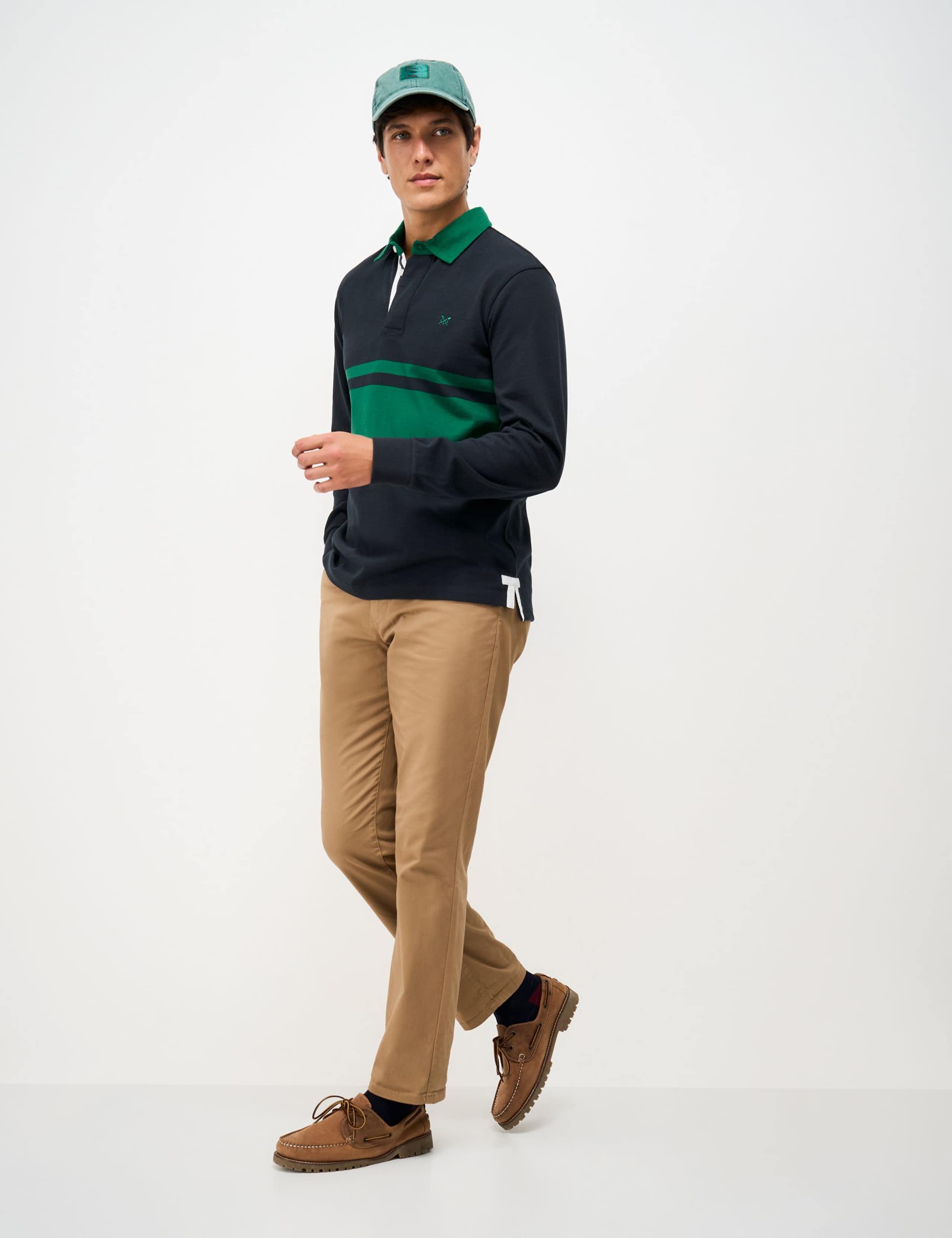 Pure Cotton Wide Stripe Rugby Shirt 1 of 5