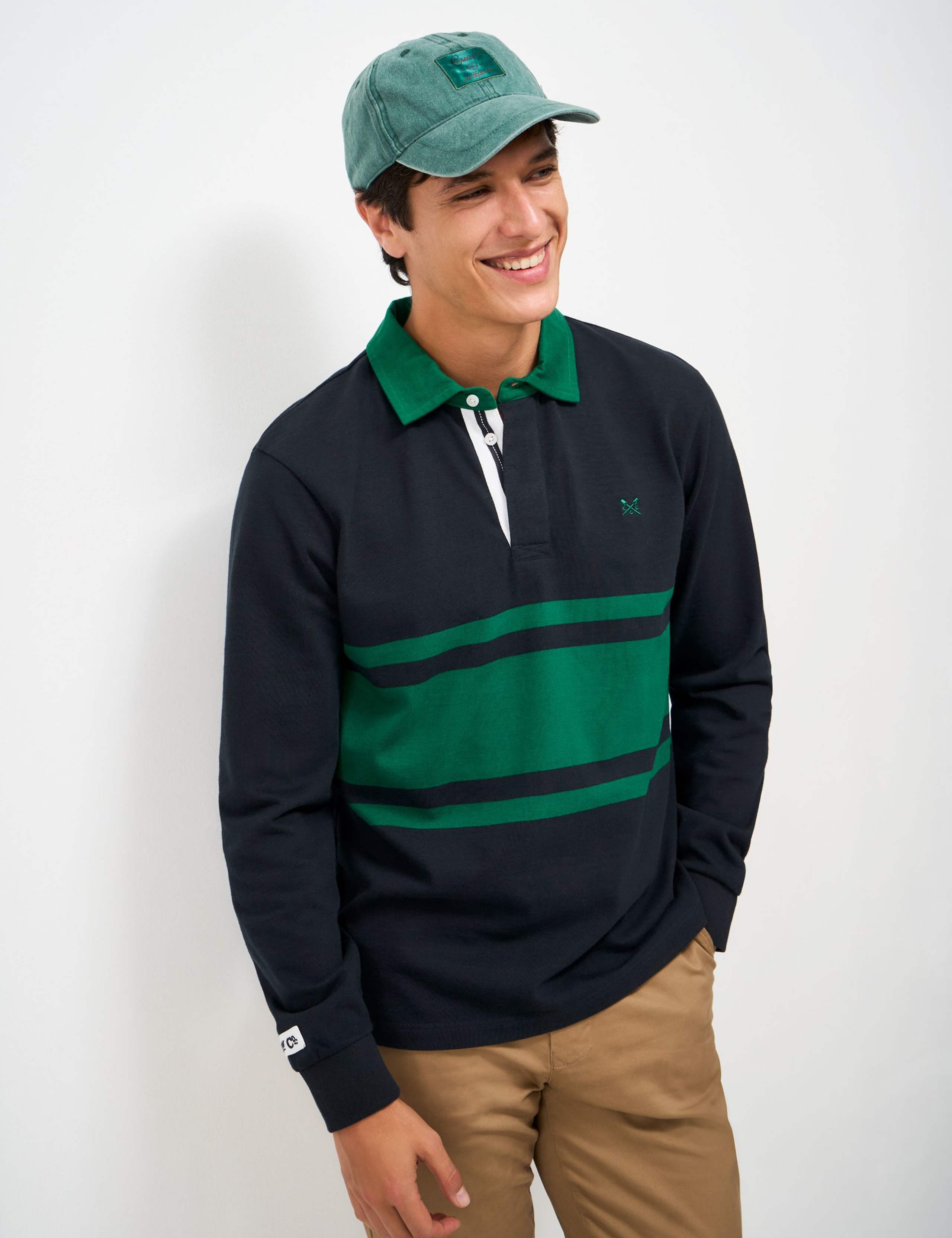 Pure Cotton Wide Stripe Rugby Shirt 3 of 5