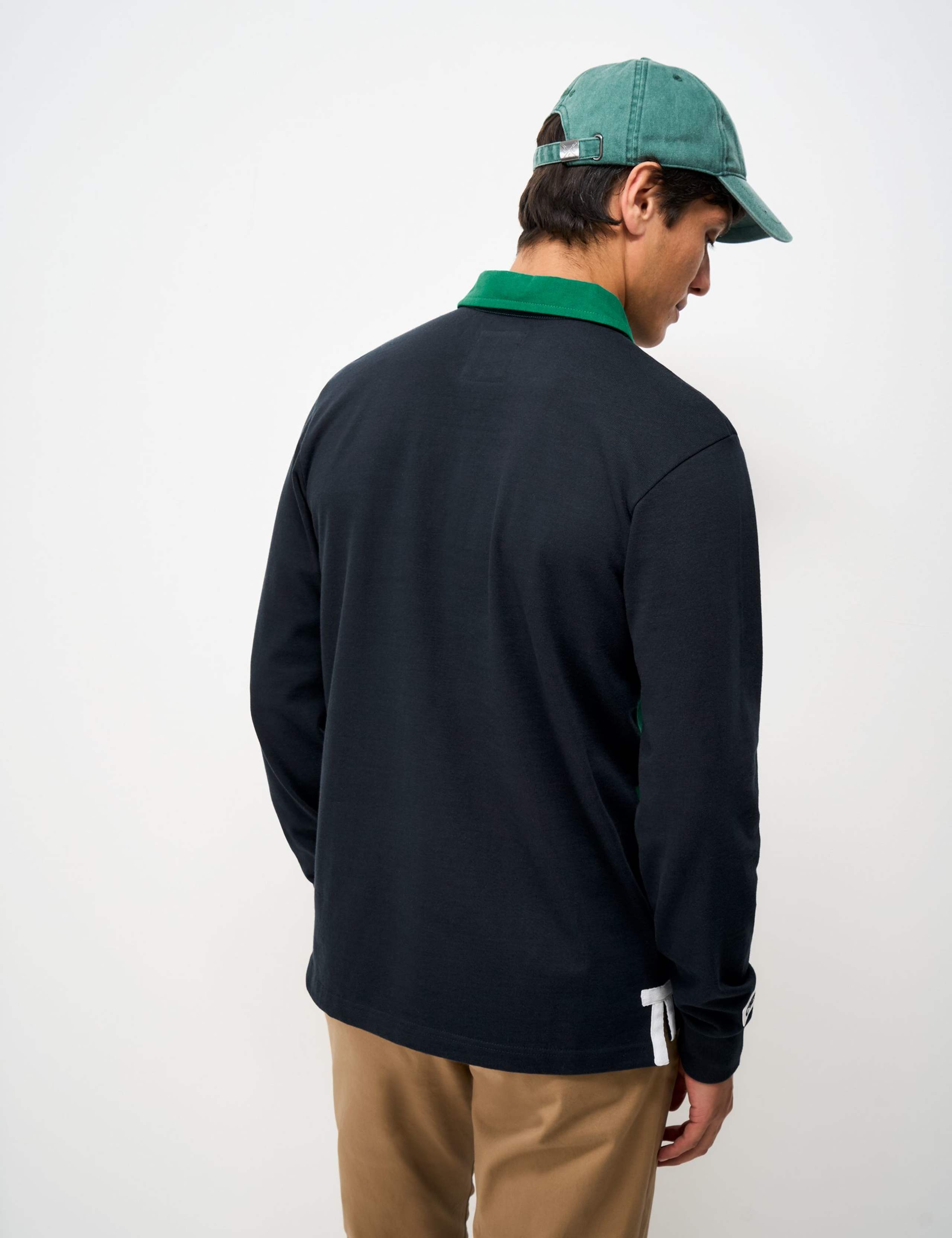 Pure Cotton Wide Stripe Rugby Shirt 4 of 5