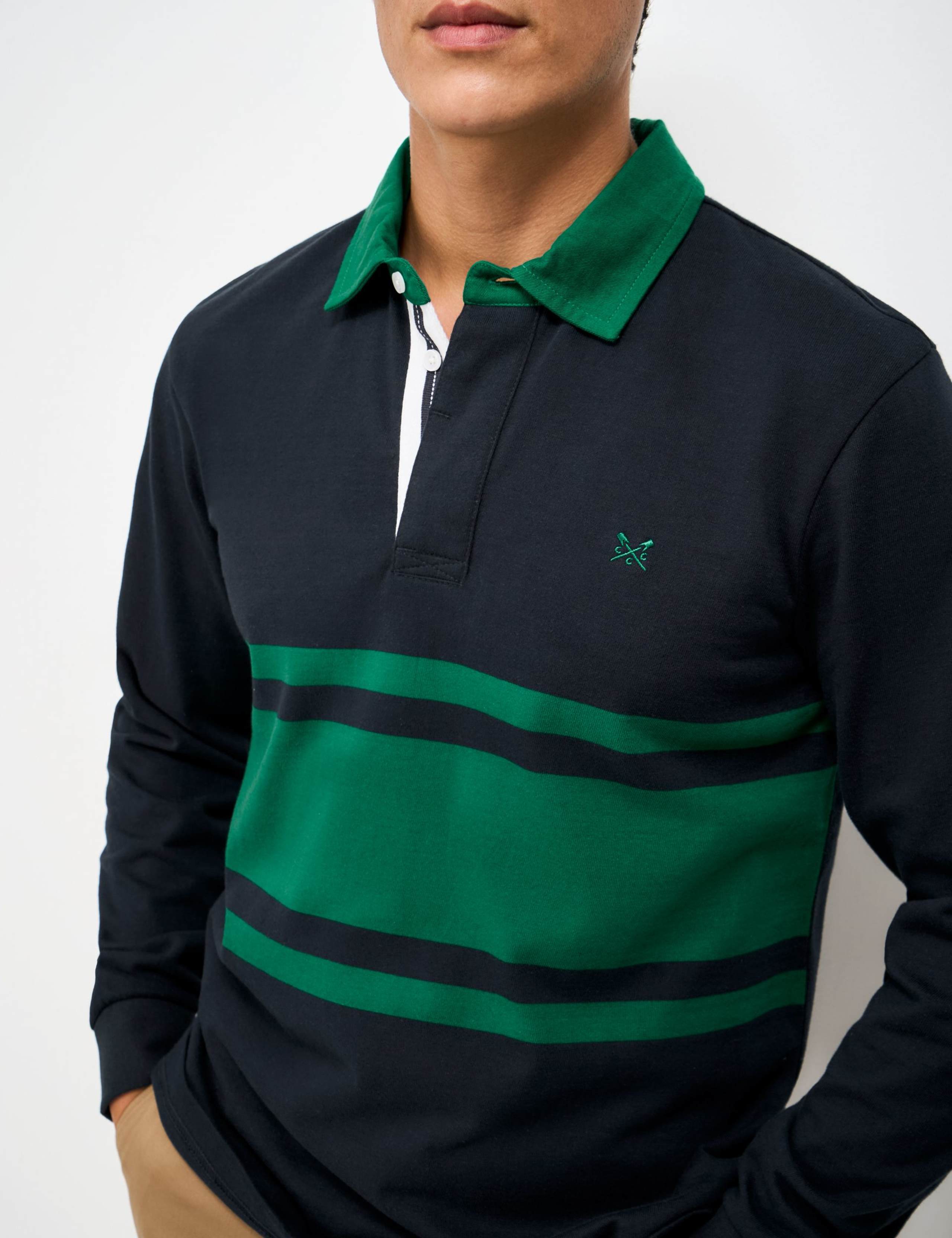 Pure Cotton Wide Stripe Rugby Shirt 5 of 5