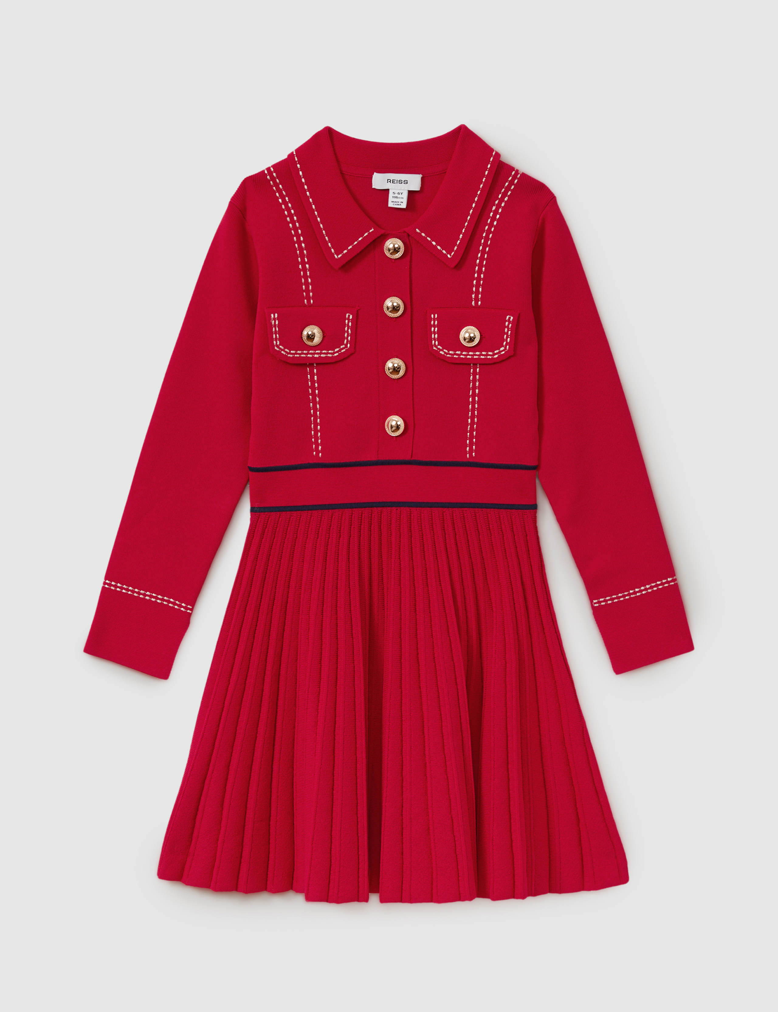 Pleated Dress (4-14 Yrs) 2 of 5