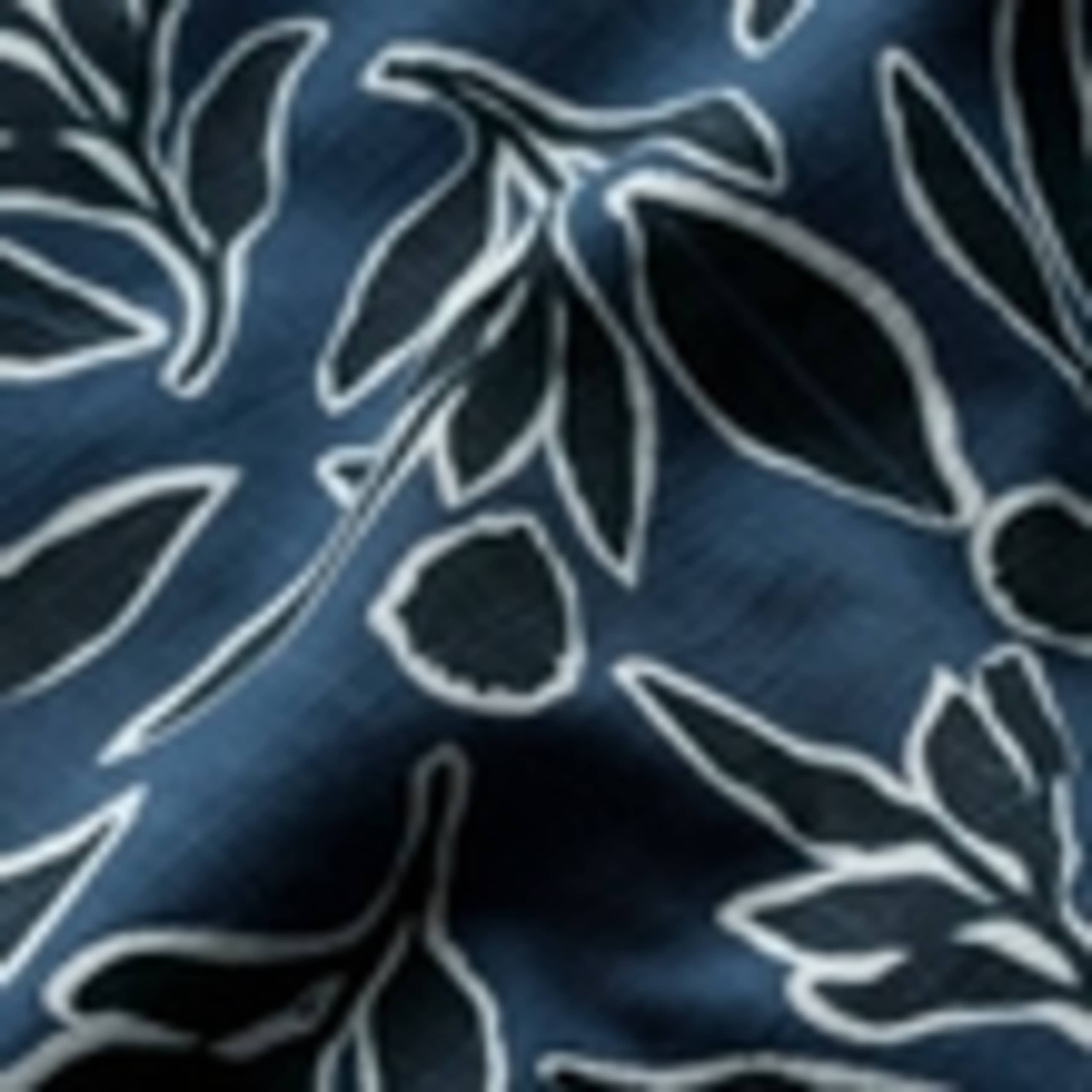 Pure Cotton Leaf Print Short Sleeve Shirt 5 of 5