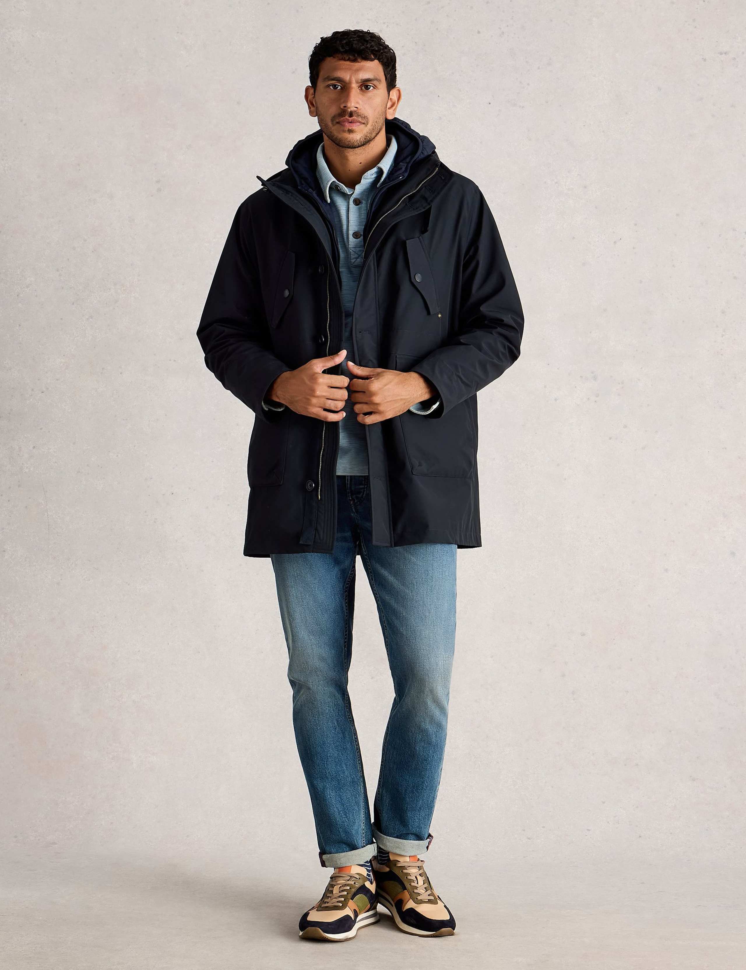 Cotton Rich 2 in 1 Parka 1 of 6