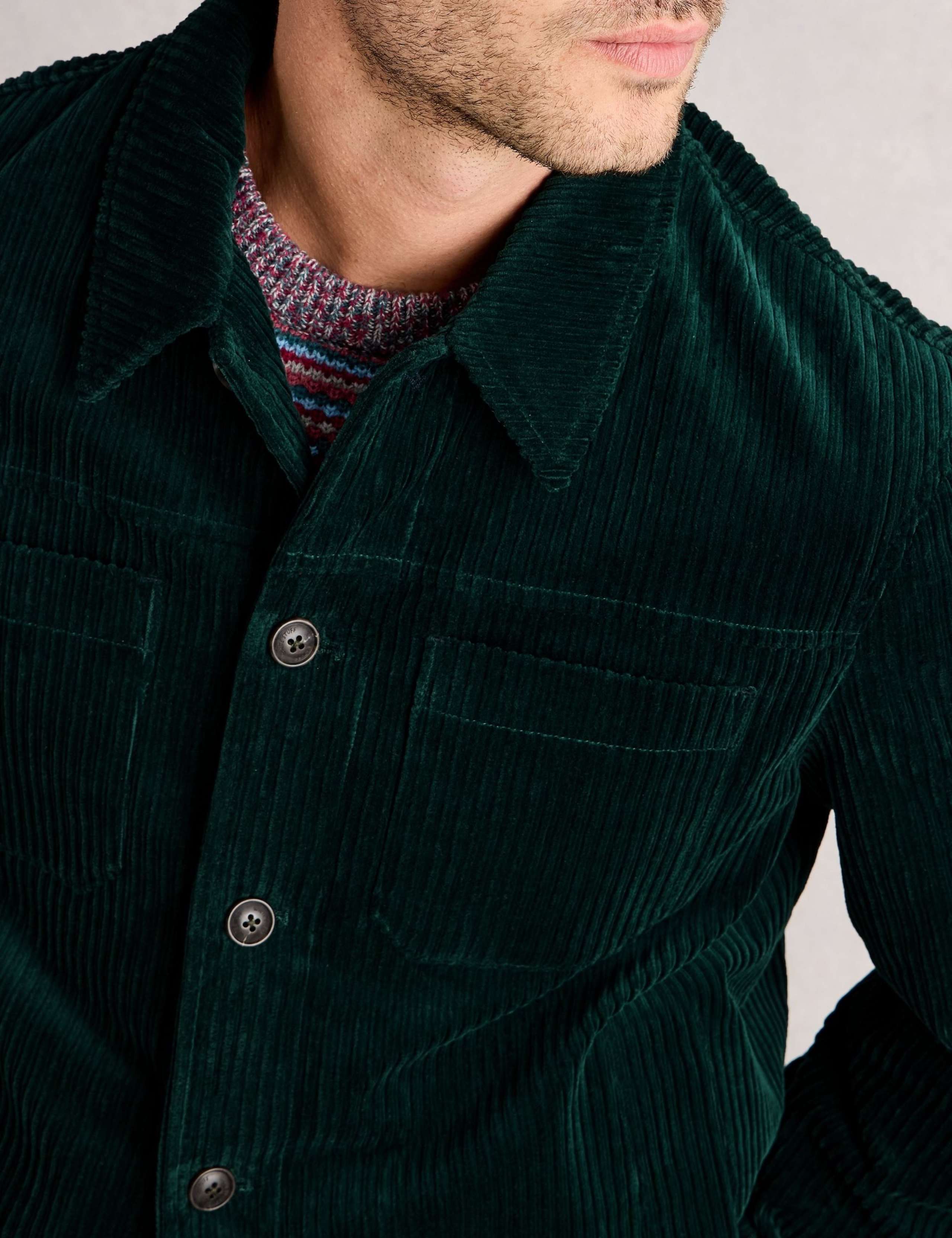Pure Cotton Corduroy Trucker Jacket 3 of 6