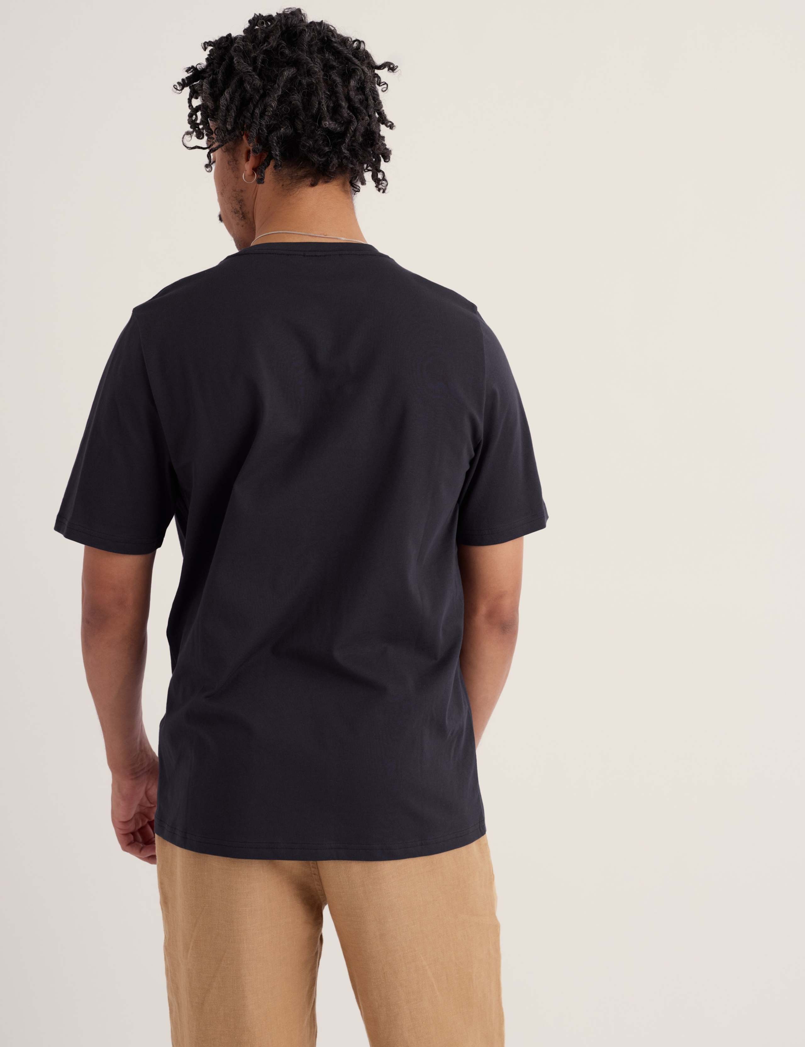 Pure Cotton Graphic Print Crew Neck T-Shirt 3 of 5