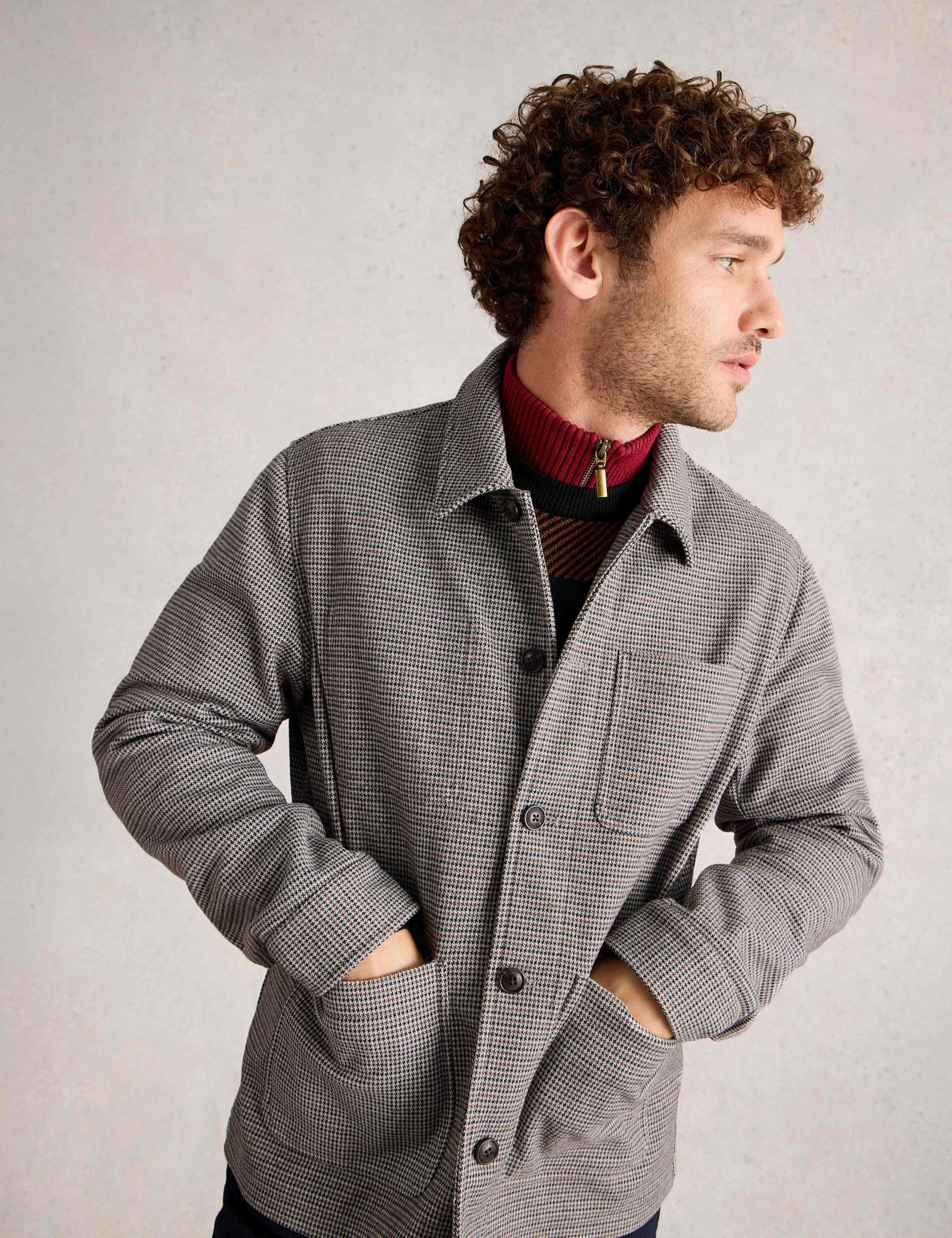 Houndstooth Utility Jacket 3 of 6