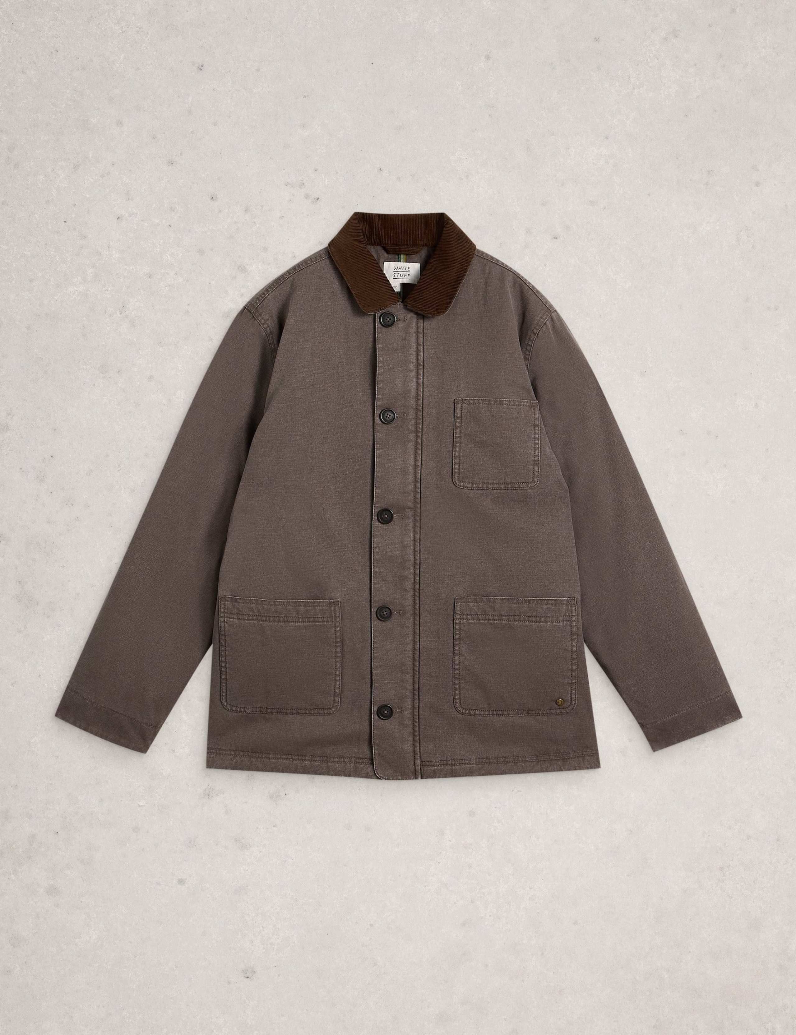 Pure Cotton Borg Lined Utility Jacket 2 of 6