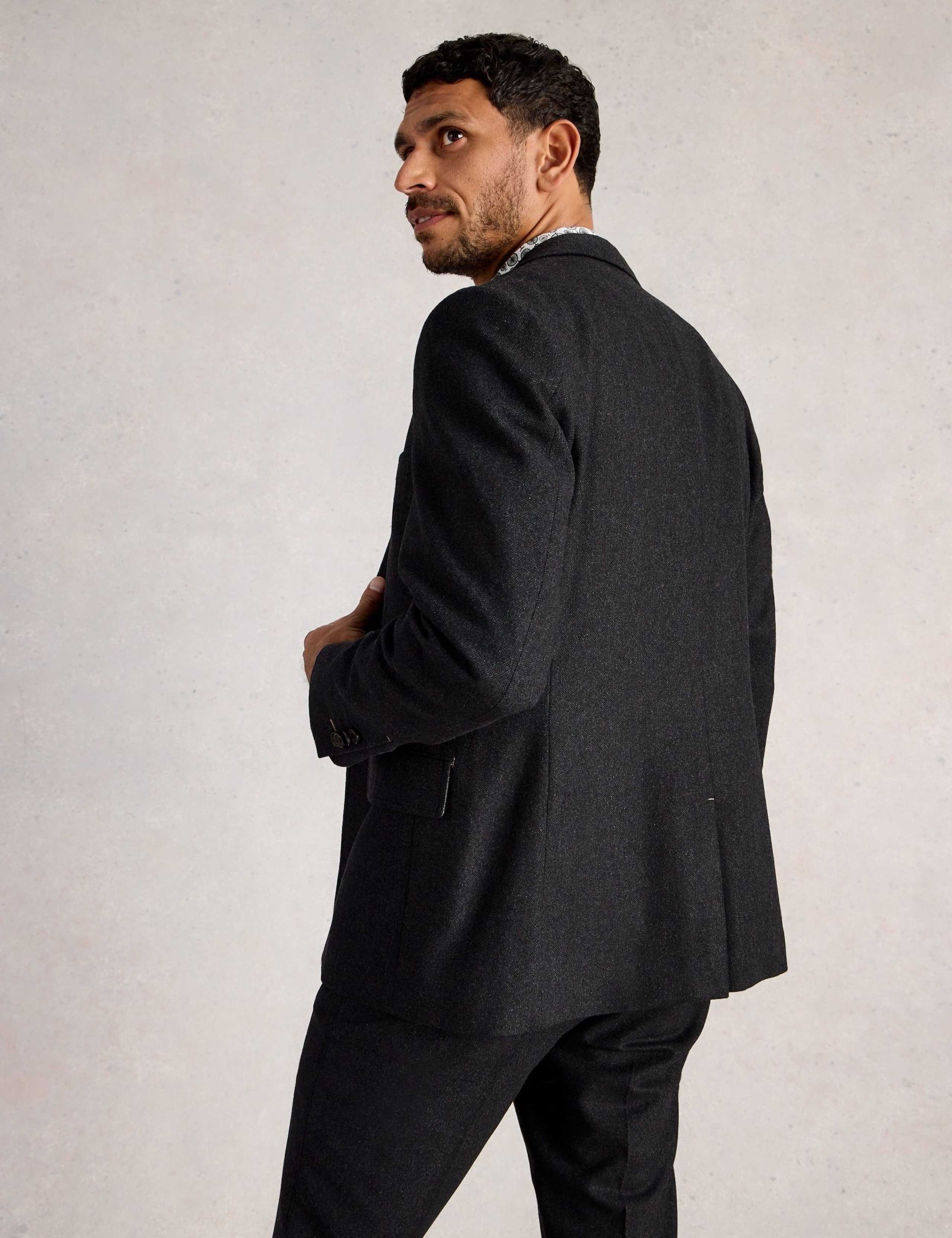 Regular Fit Wool Blend Blazer 4 of 6