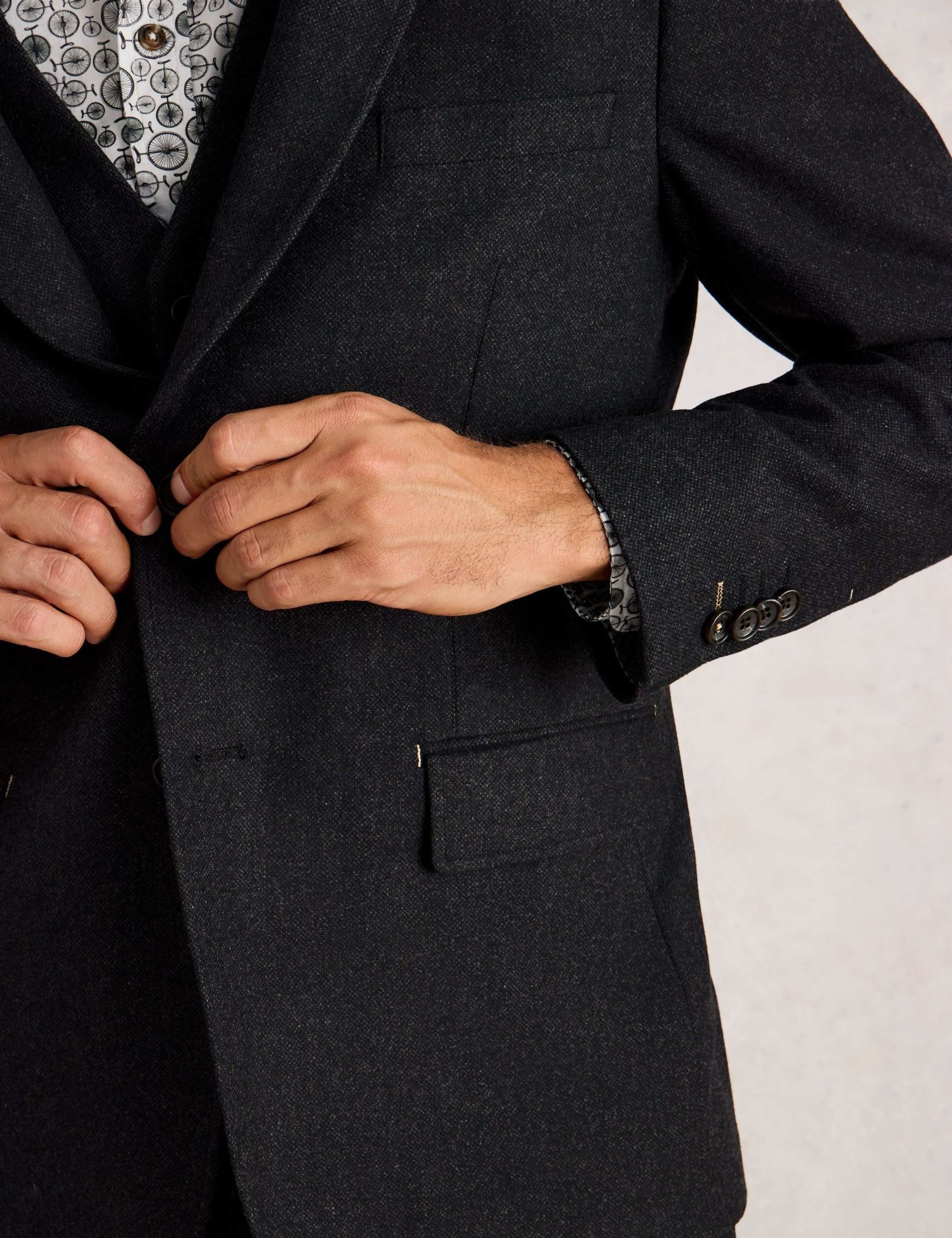 Regular Fit Wool Blend Blazer 5 of 6