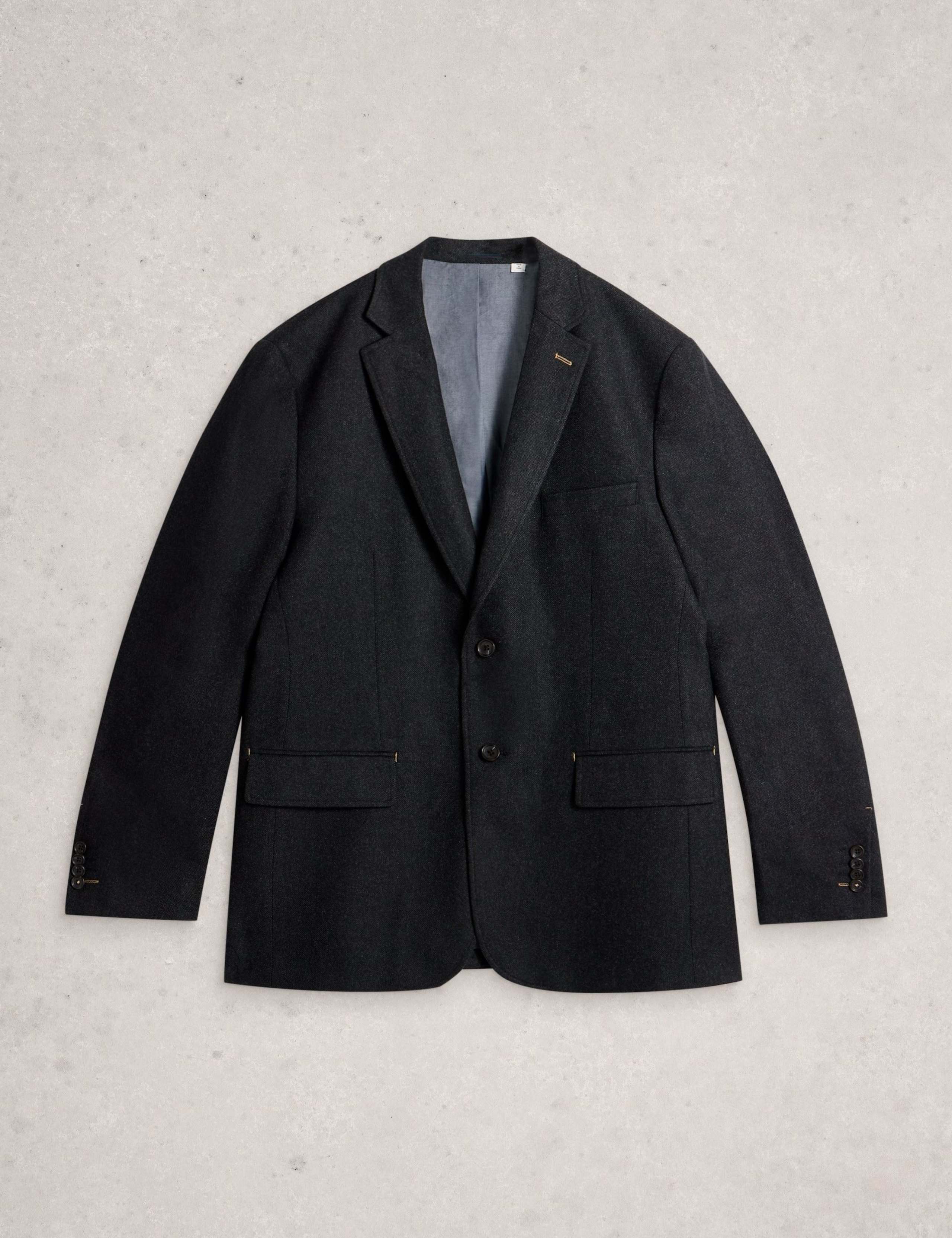 Regular Fit Wool Blend Blazer 2 of 6