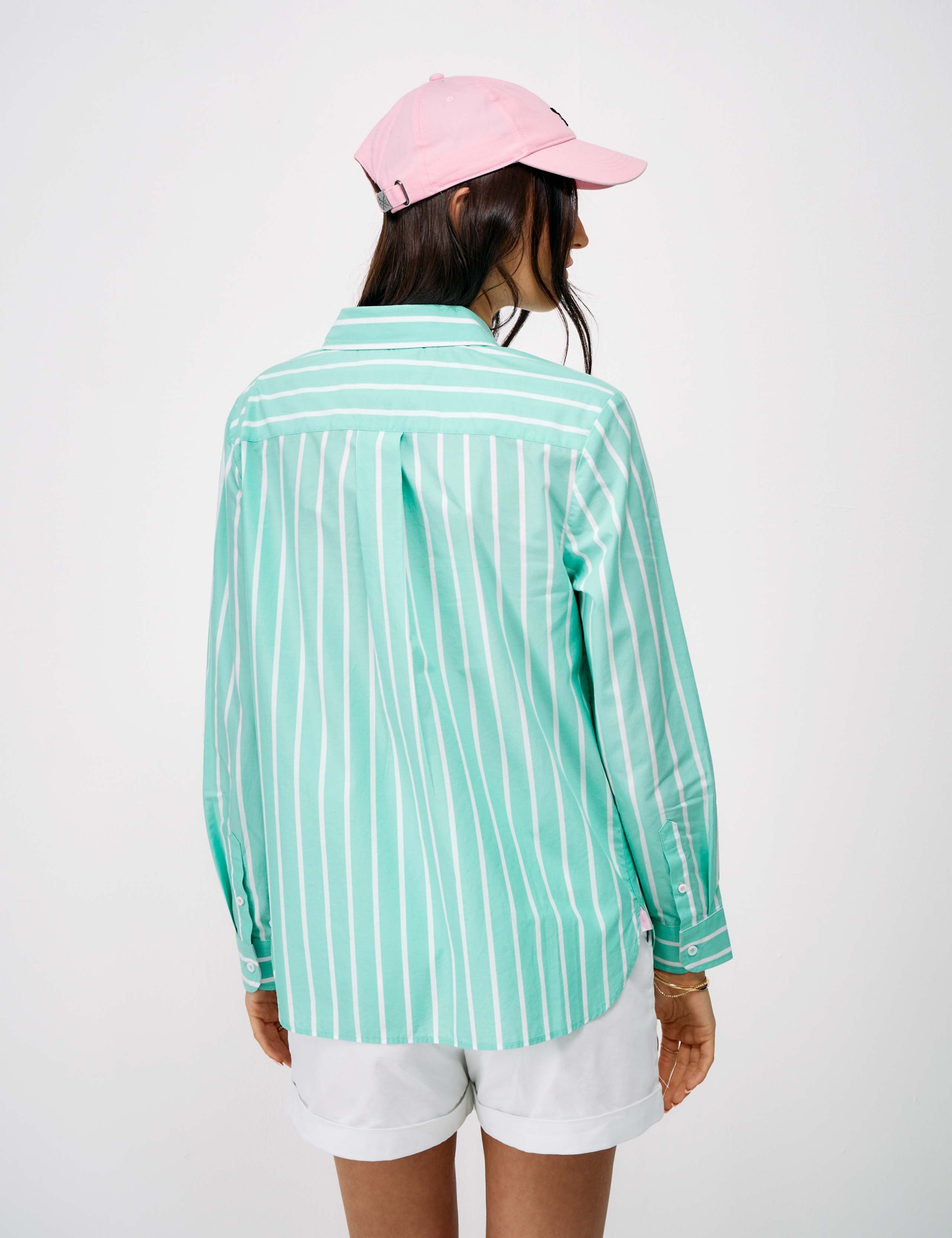 Pure Cotton Striped Collared Relaxed Shirt 4 of 5