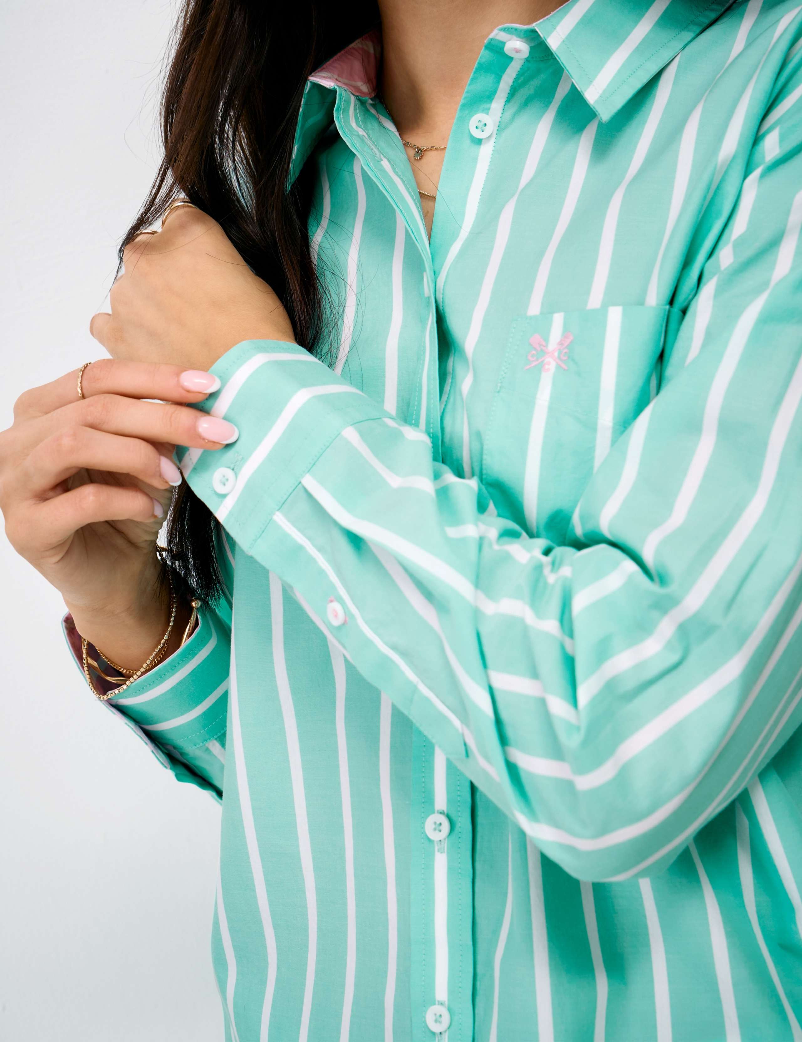 Pure Cotton Striped Collared Relaxed Shirt 5 of 5