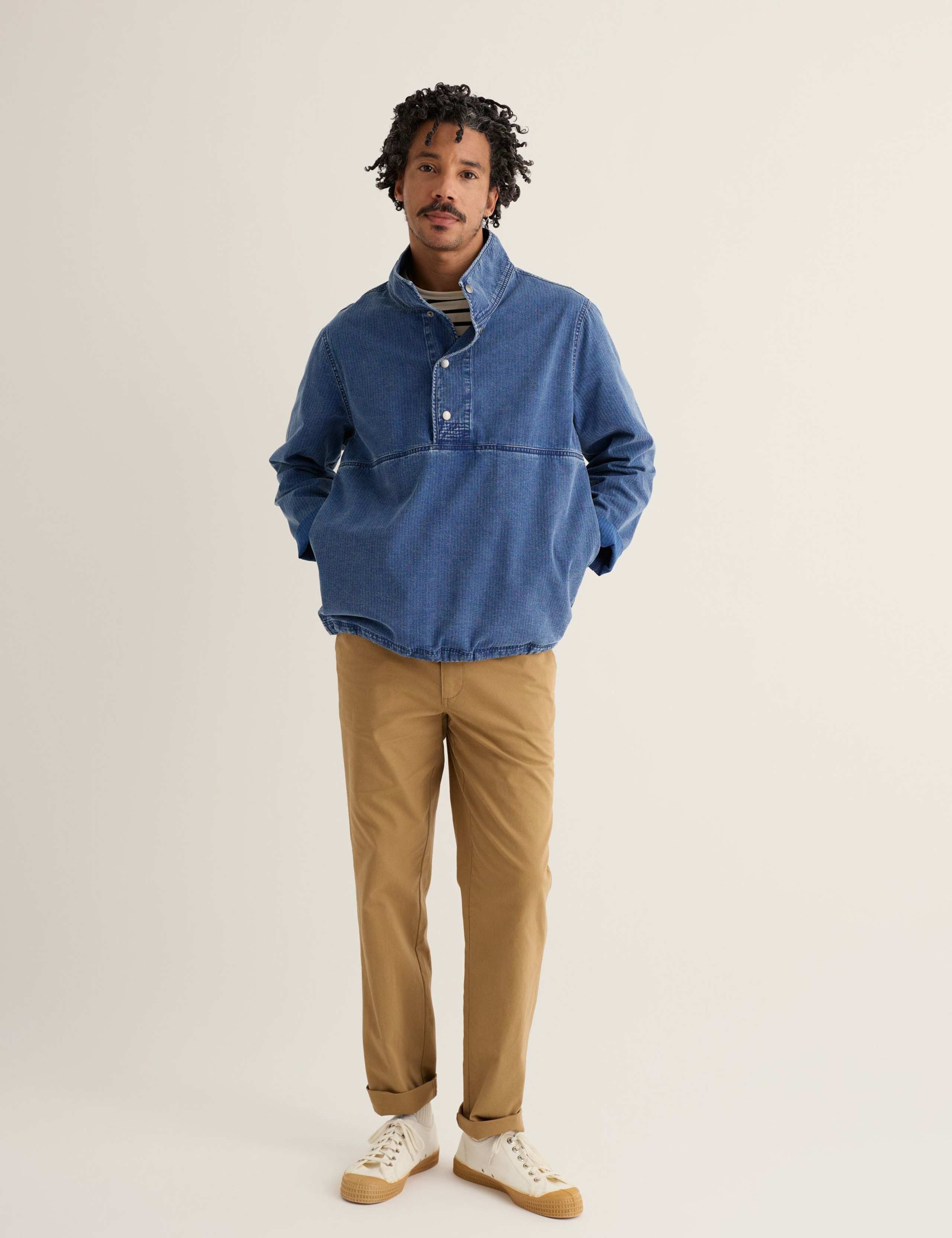 Pure Cotton Textured Funnel Neck Top 3 of 5