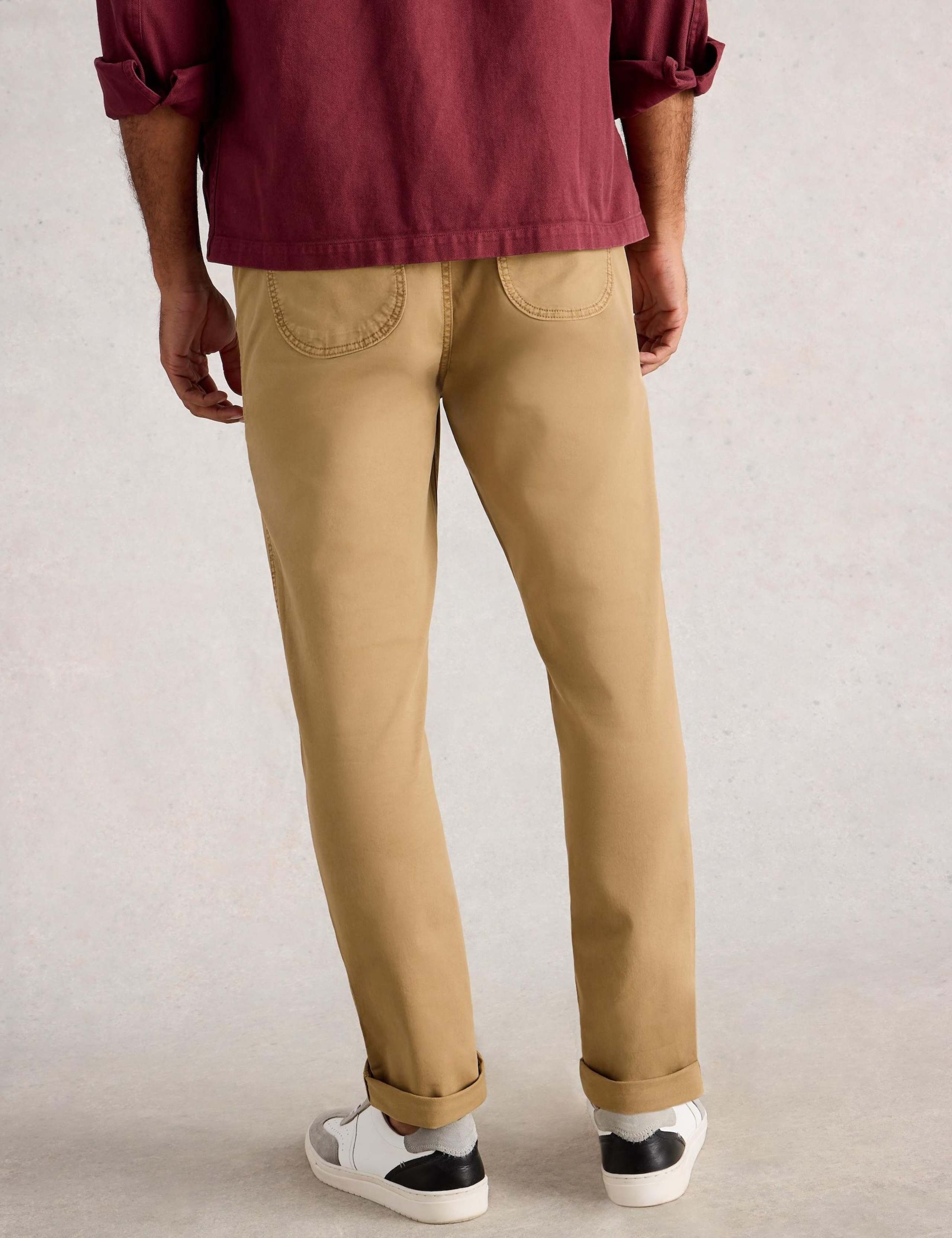 Regular Fit Elasticated Waist Stretch Trousers 4 of 6
