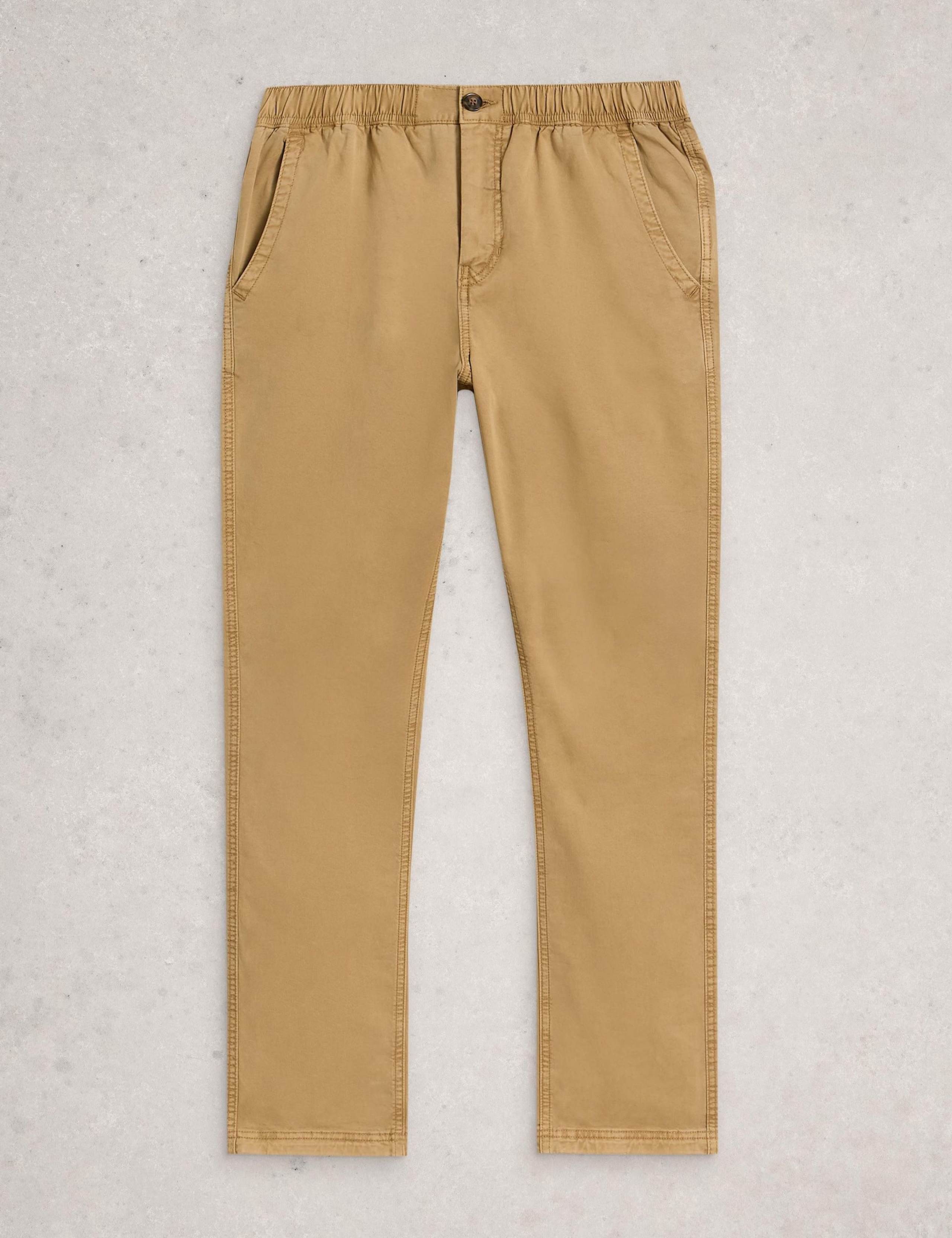 Regular Fit Elasticated Waist Stretch Trousers 2 of 6