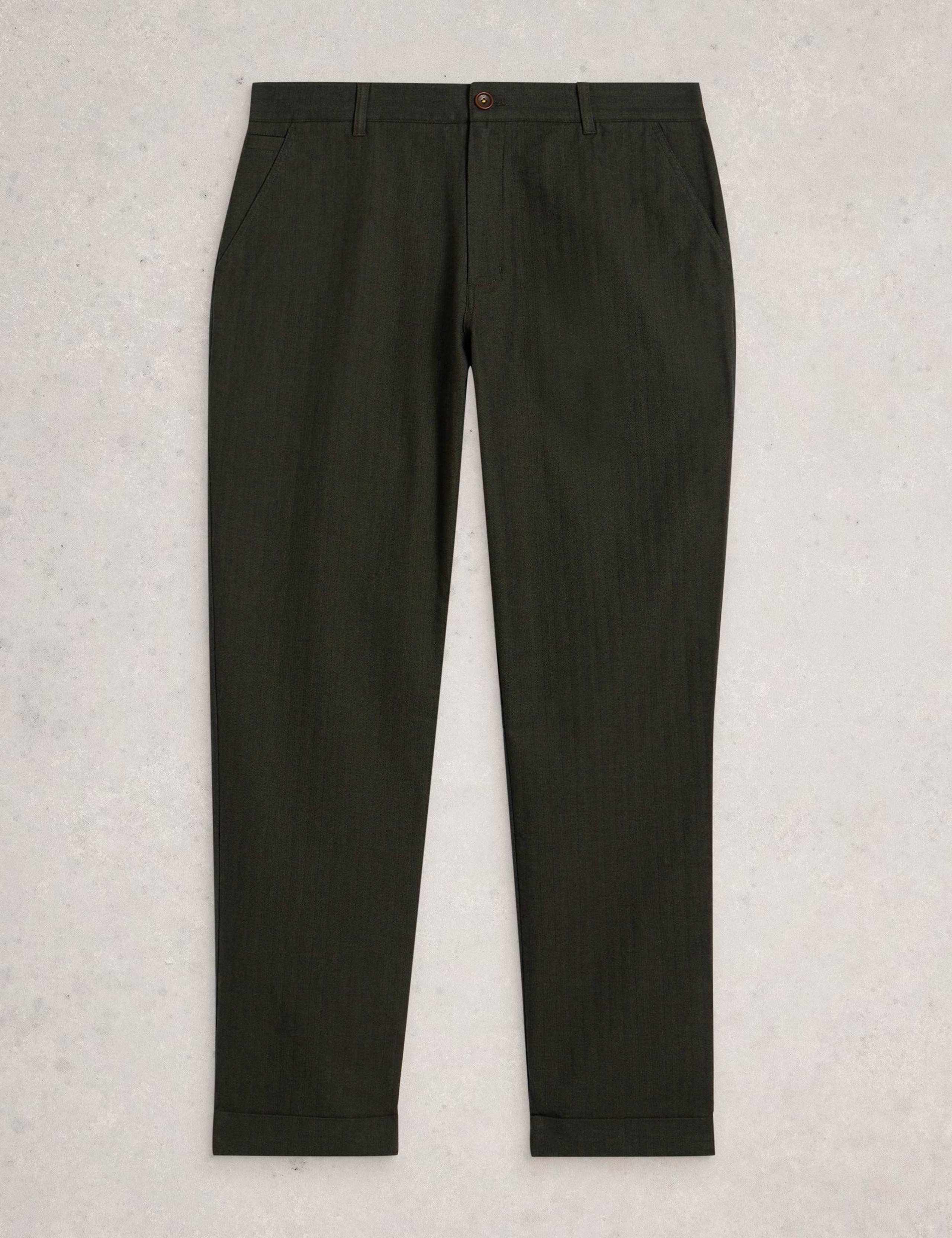 Regular Fit Herringbone Trousers 2 of 6