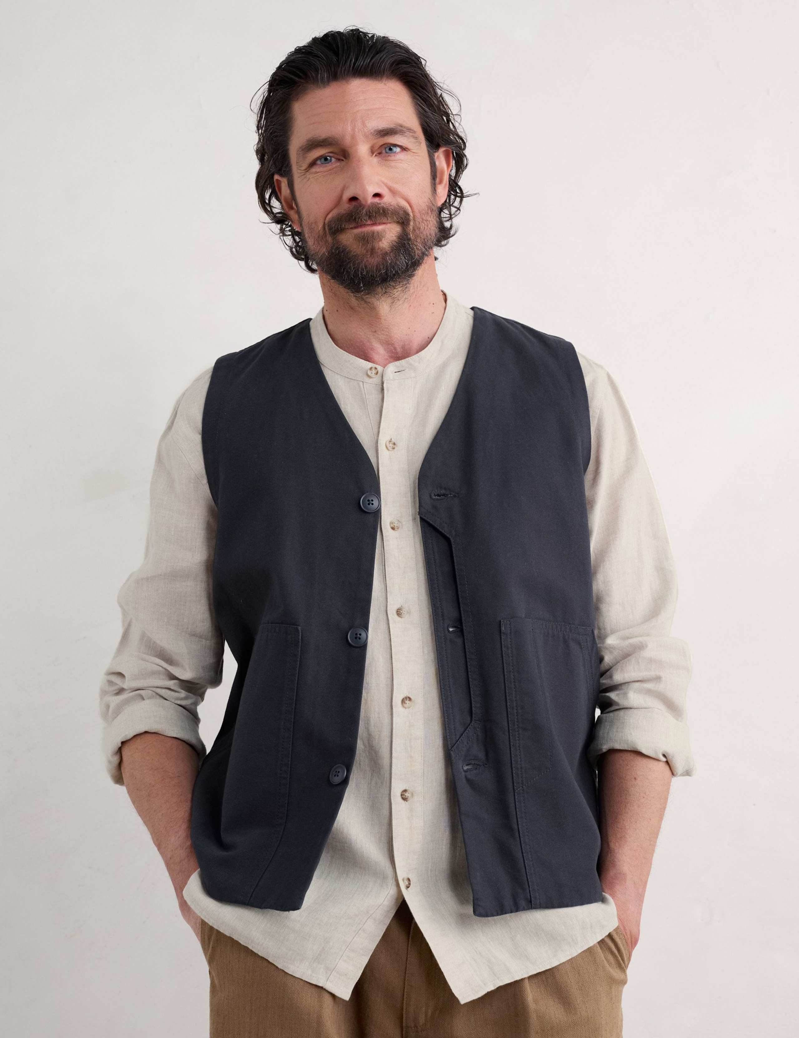 Pure Cotton Waistcoat 1 of 5