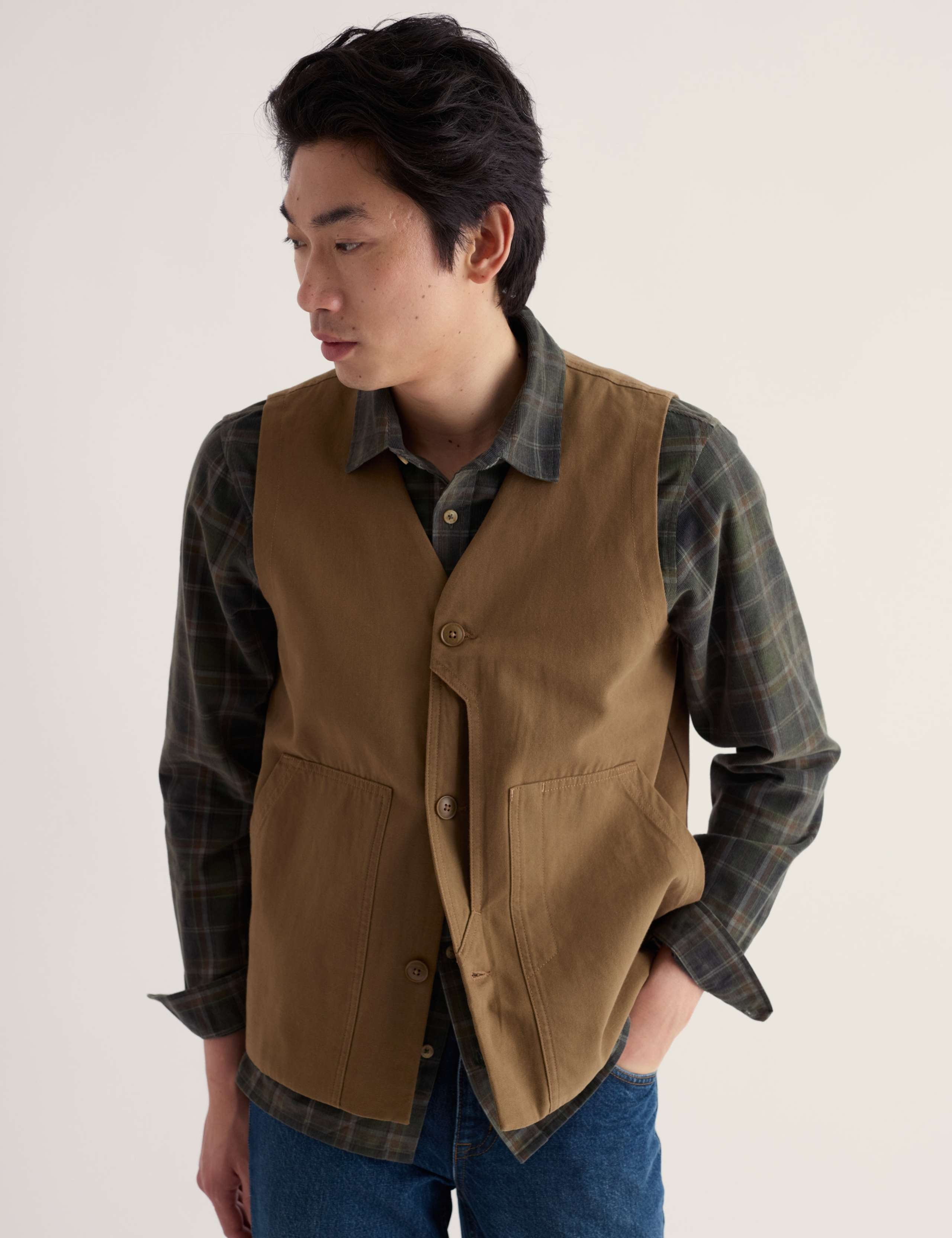 Pure Cotton Waistcoat 3 of 5