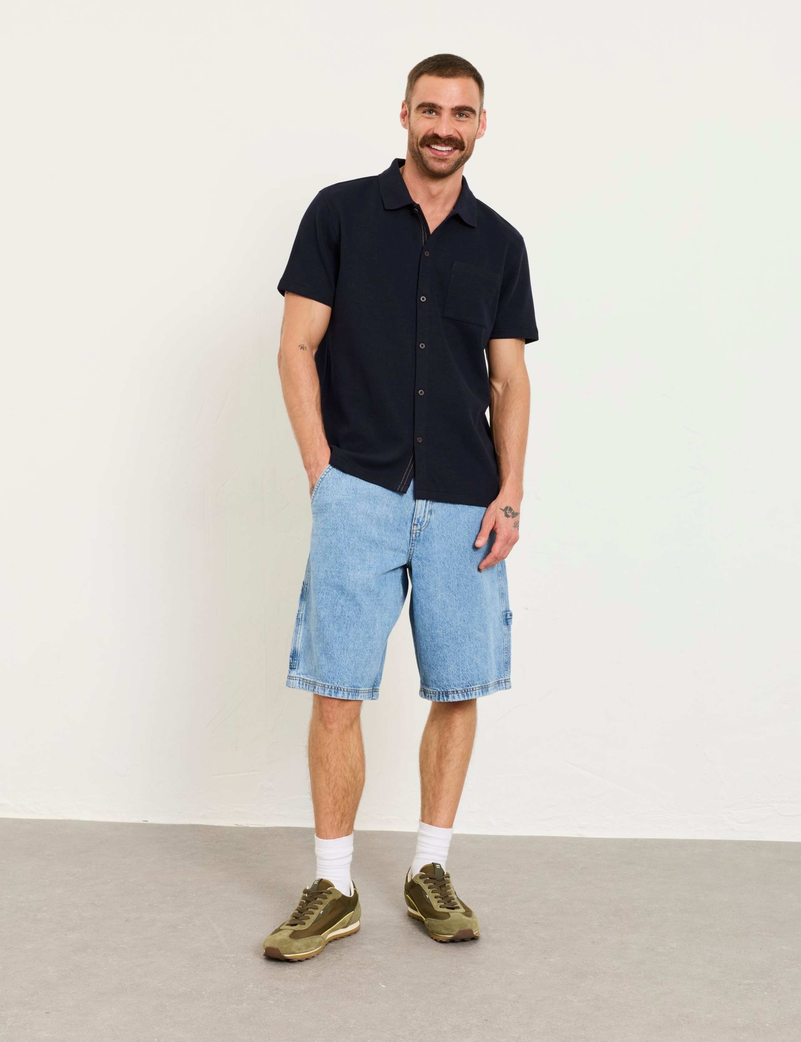 Regular Fit Cotton Rich Short Sleeve Shirt 3 of 6