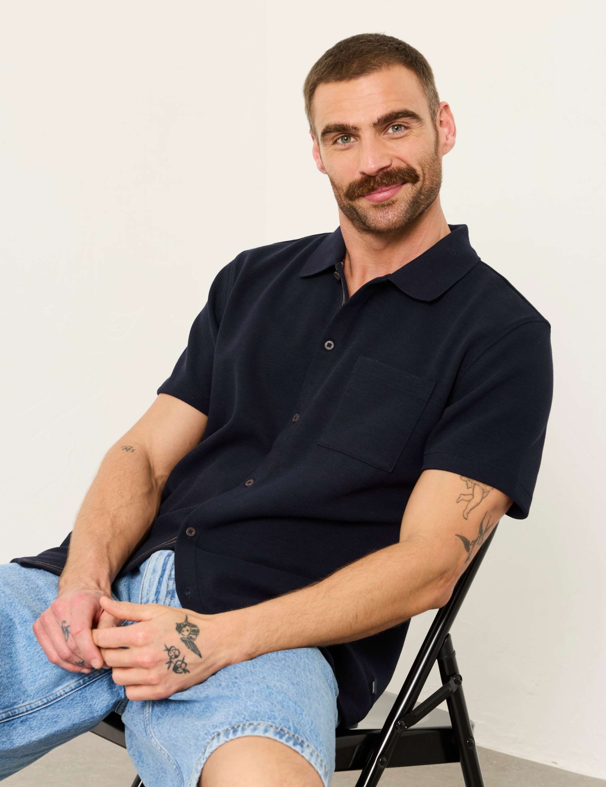 Regular Fit Cotton Rich Short Sleeve Shirt 5 of 6