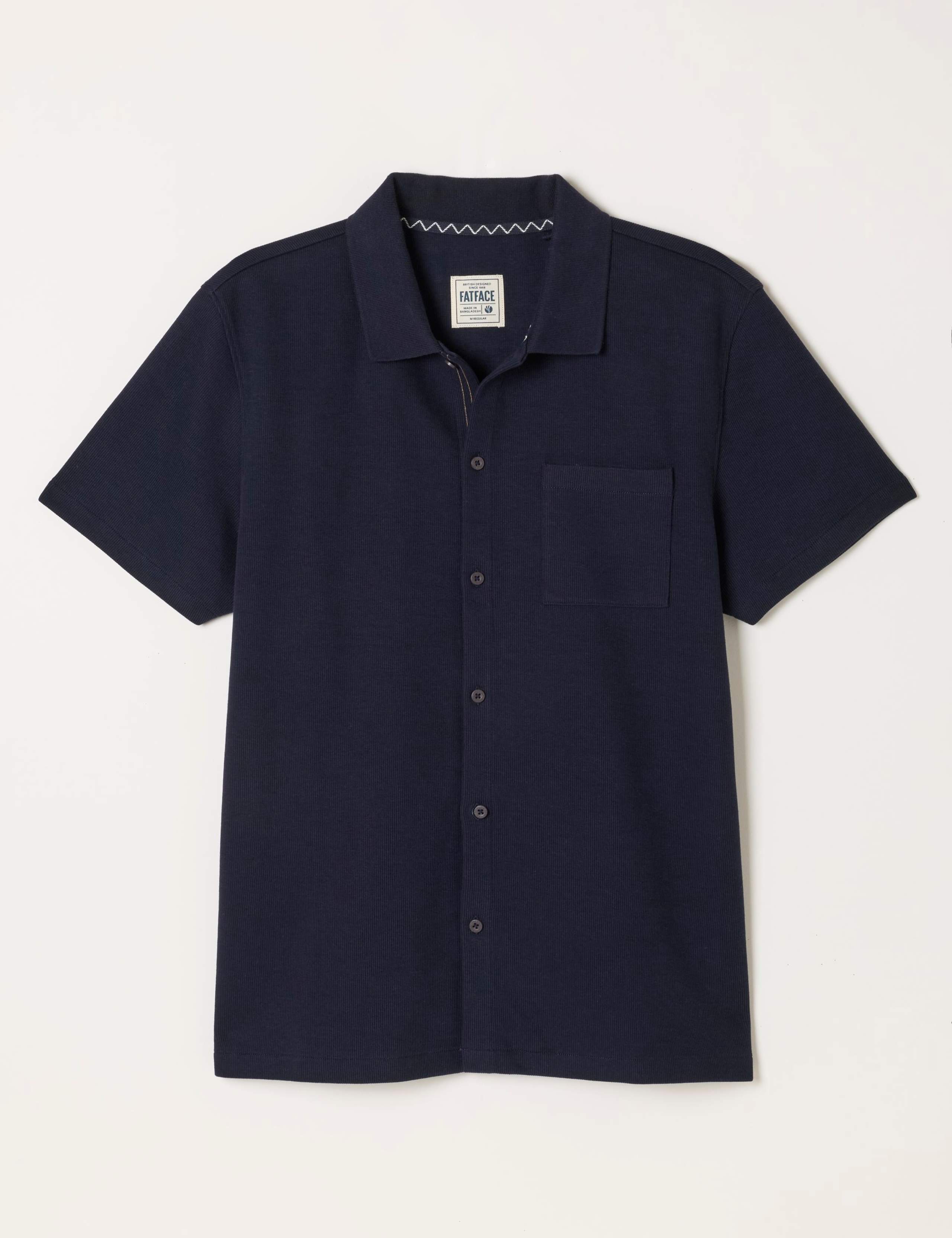 Regular Fit Cotton Rich Short Sleeve Shirt 2 of 6