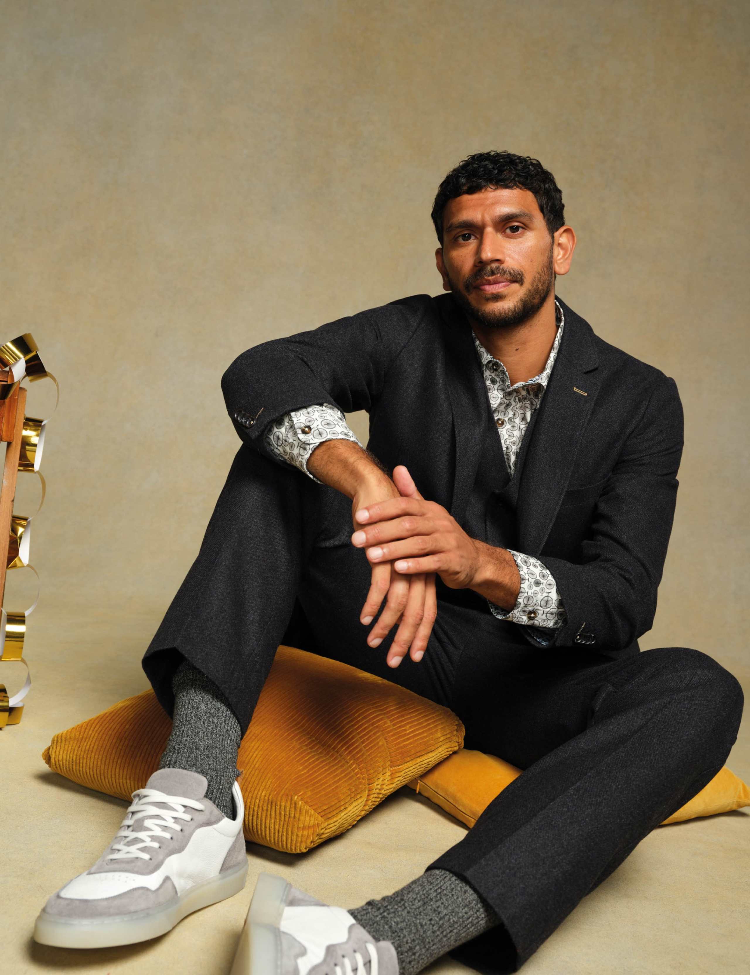 Regular Fit Wool Blend Trousers 7 of 7