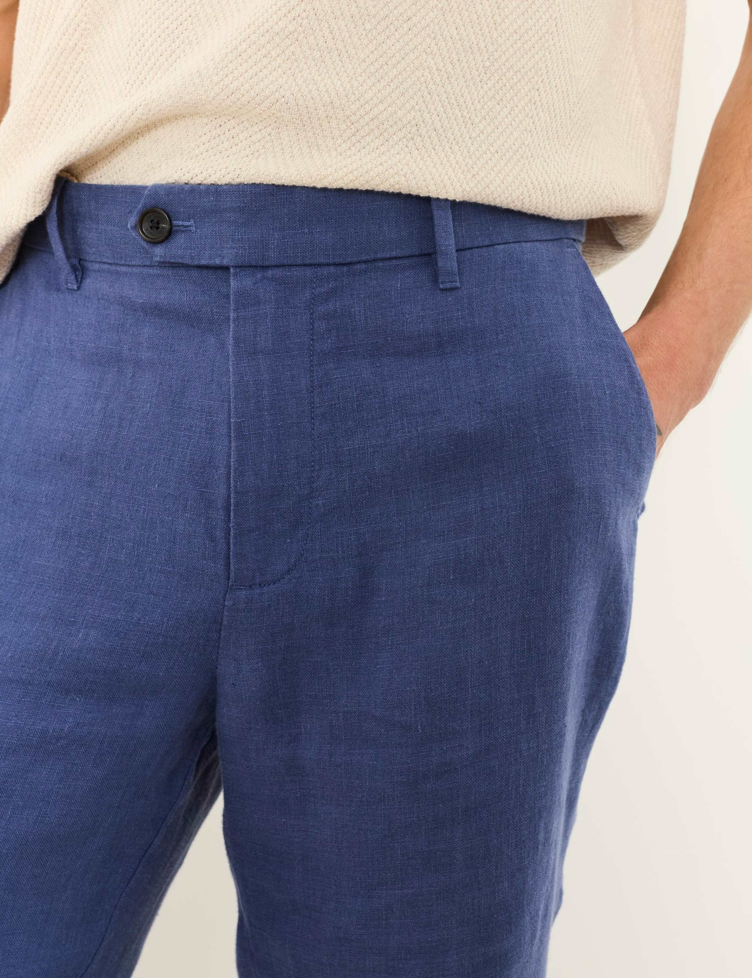 Tailored Fit Pure Linen Chinos 5 of 5