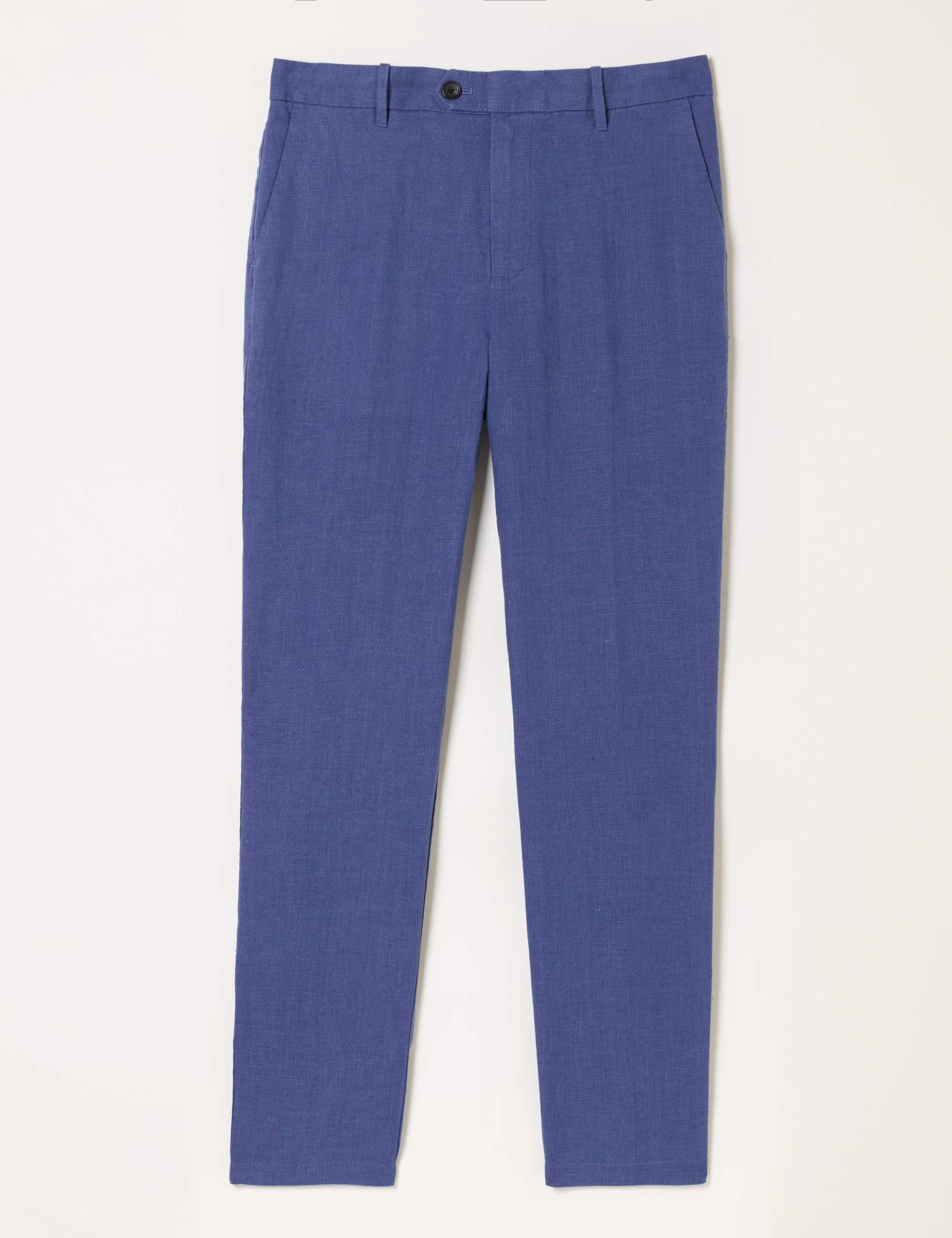 Tailored Fit Pure Linen Chinos 2 of 5