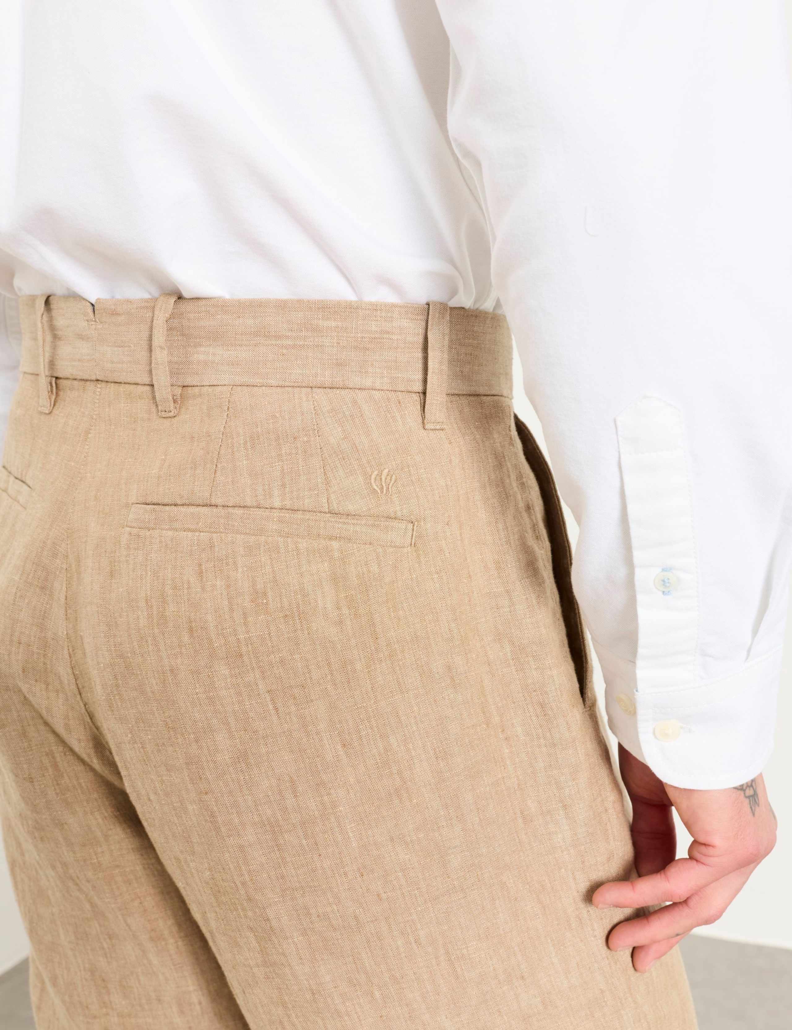 Tailored Fit Pure Linen Chinos 6 of 6