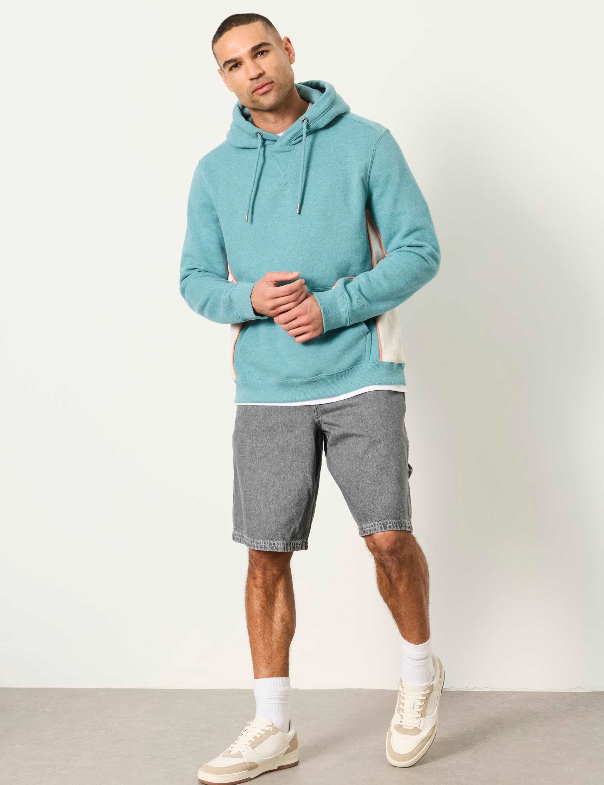 Pure Cotton Colour Block Hoodie 4 of 6