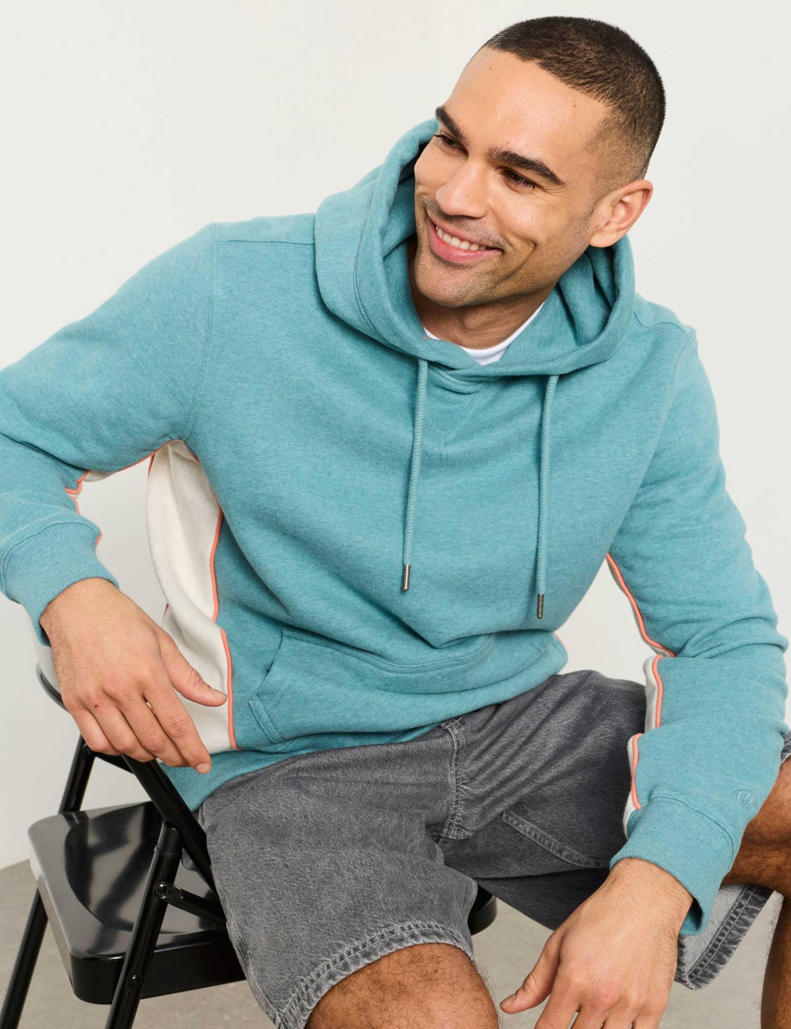 Pure Cotton Colour Block Hoodie 6 of 6