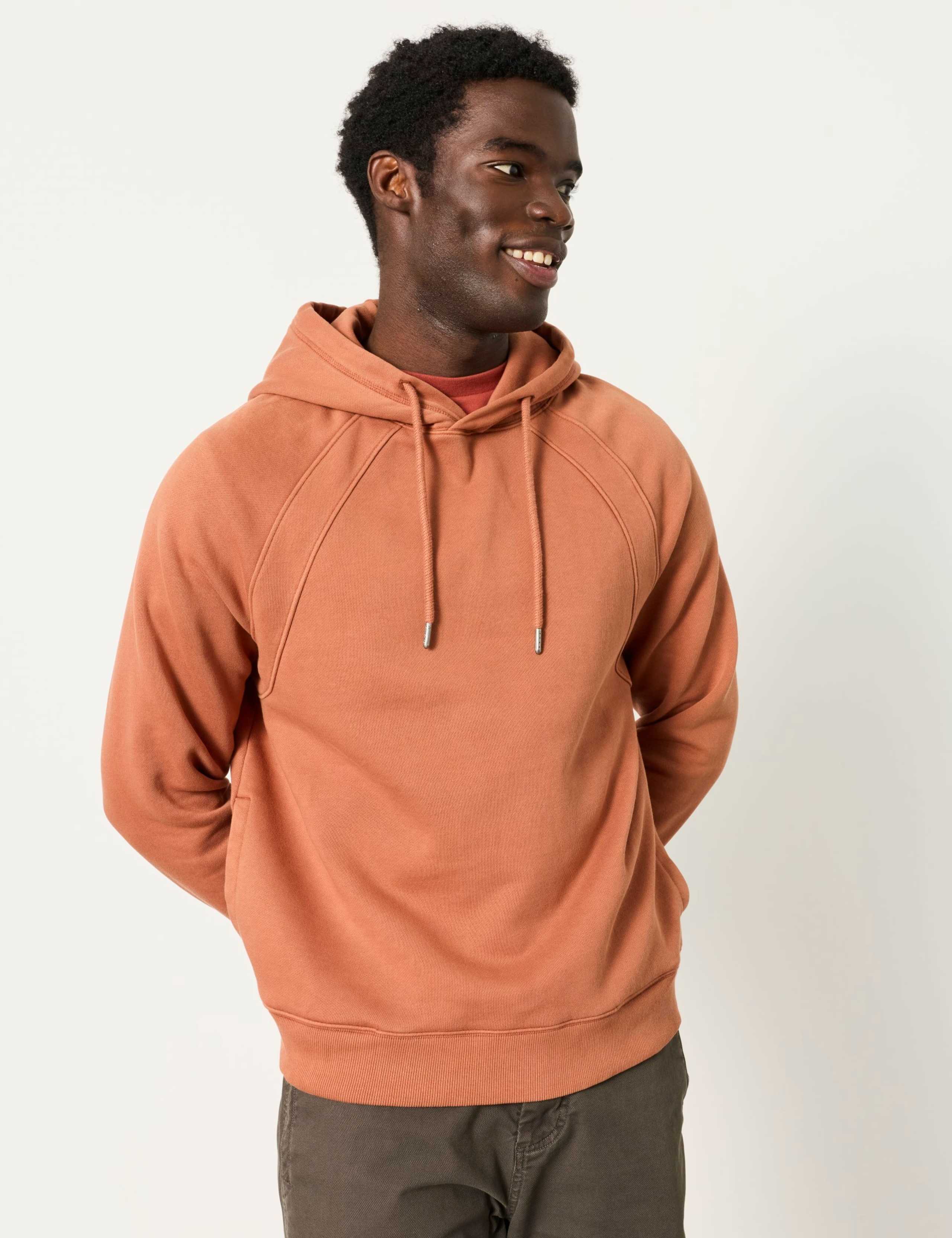 Pure Cotton Raglan Drawstring Hoodie 1 of 6