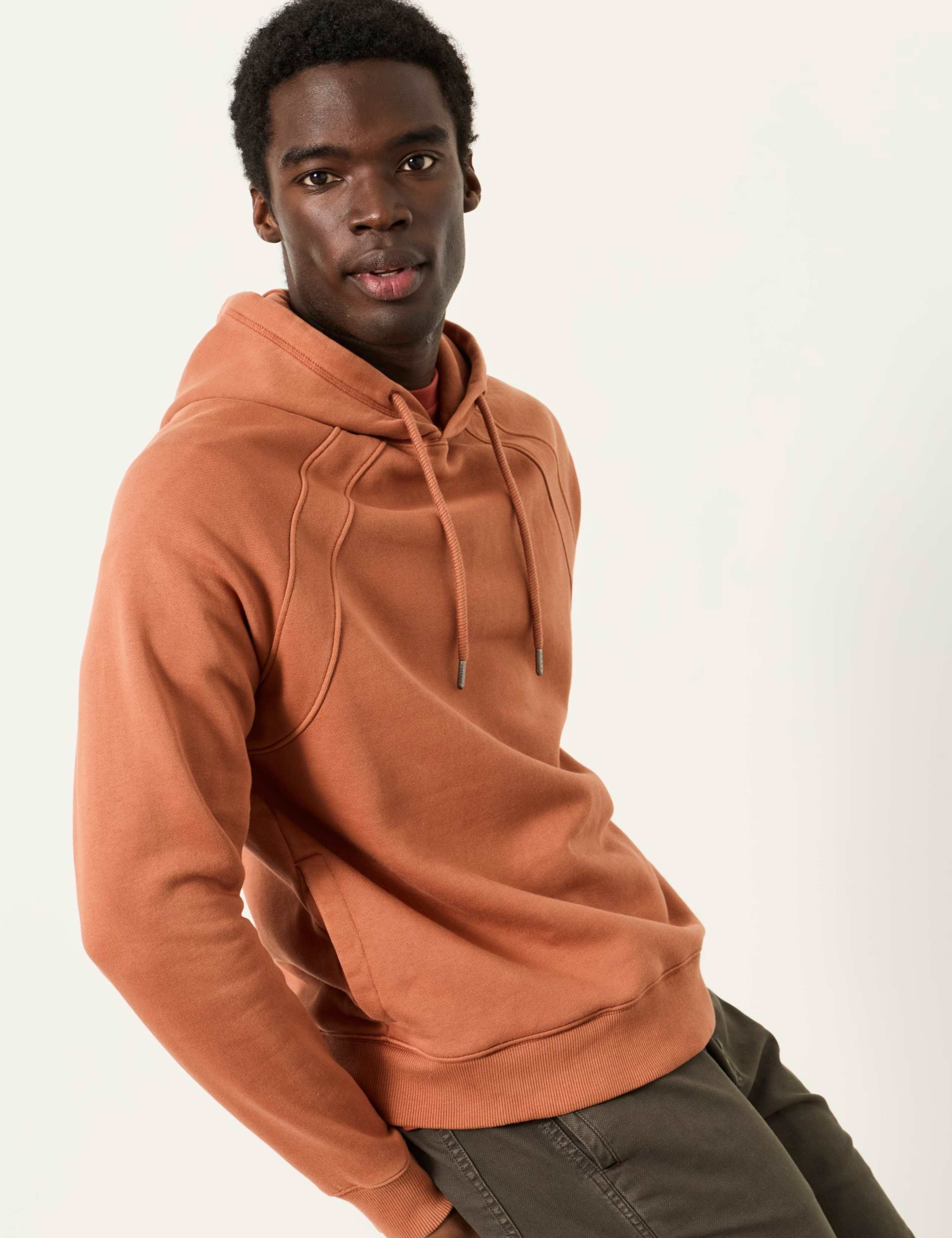 Pure Cotton Raglan Drawstring Hoodie 4 of 6